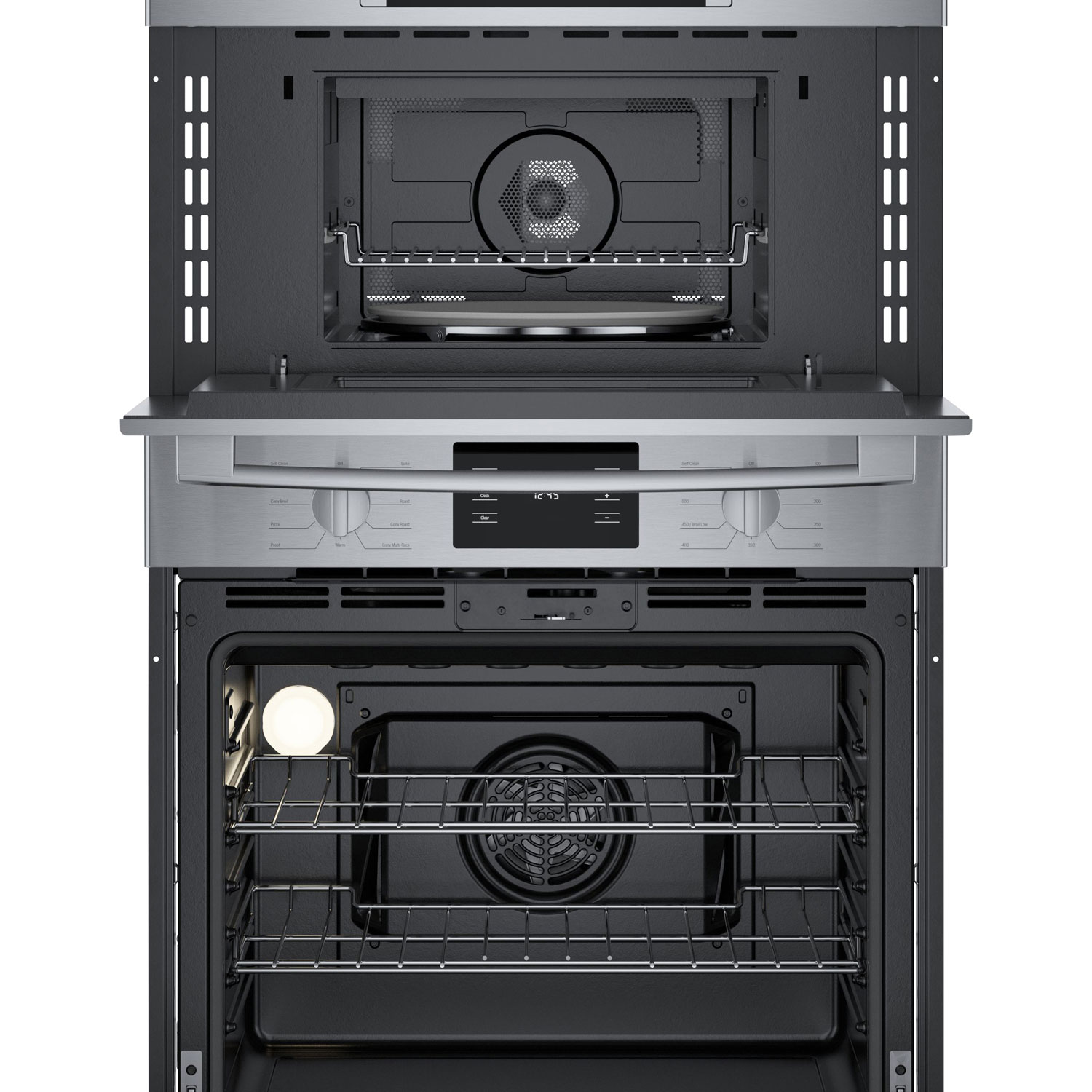 Bosch 30" 4.6 Cu. Ft. Double True Convection Electric Wall Oven - Stainless Steel