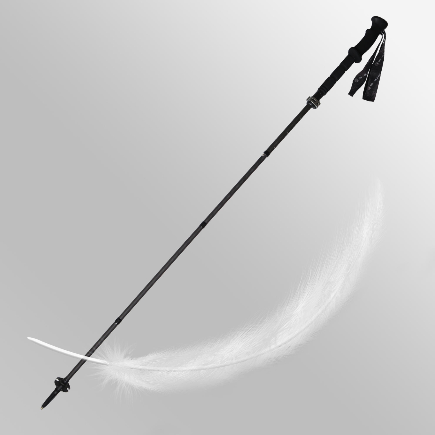 Collapsible Trekking Poles, Aluminum Folding Walking Hiking Sticks for hiking, Adjustable Height 5-Section