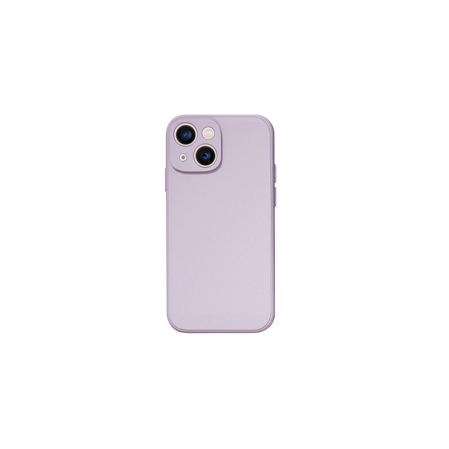PANDACO Soft Shell Matte Pastel Purple Case for iPhone 13