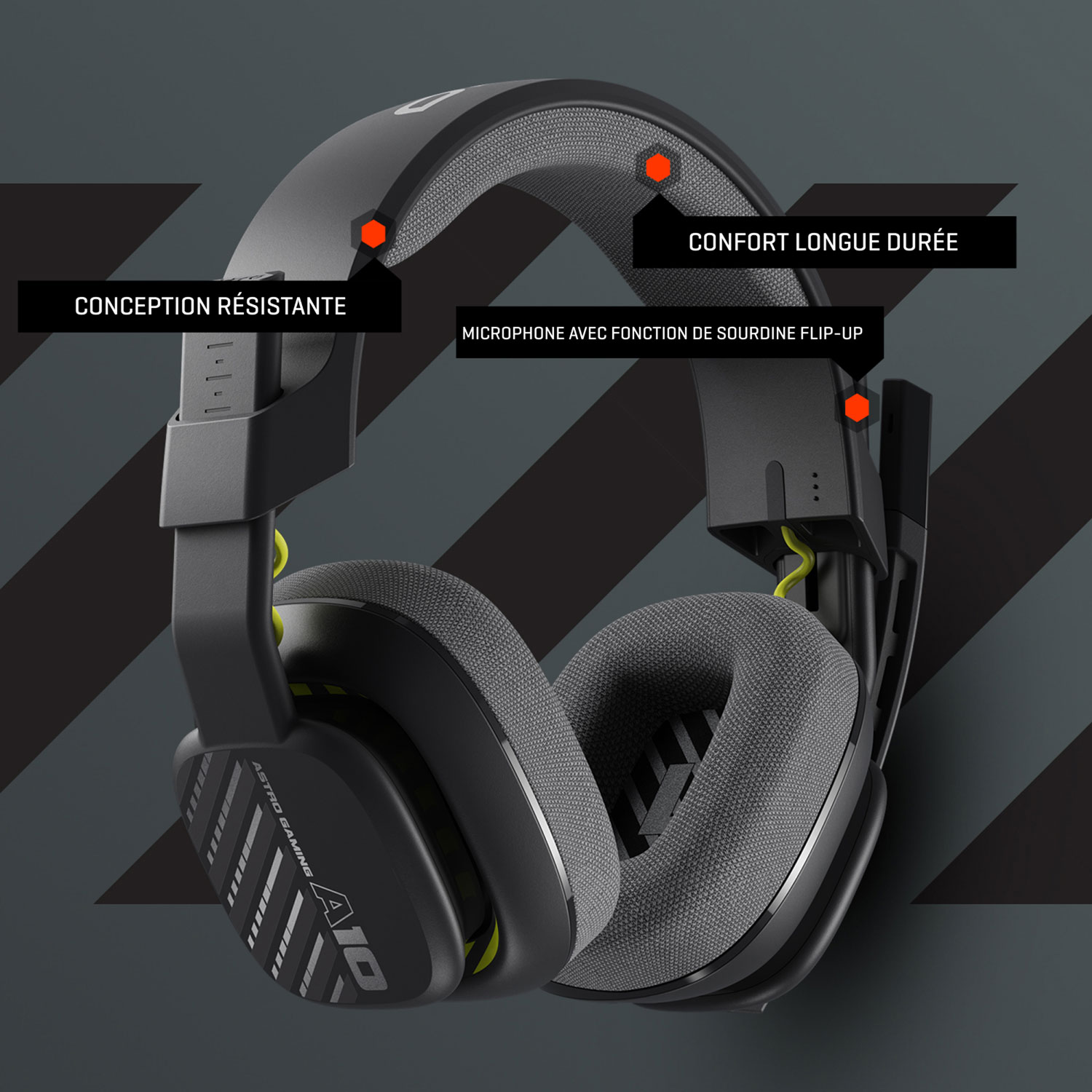 Casque de jeu Gaming A10 d'ASTRO pour Xbox - Noir