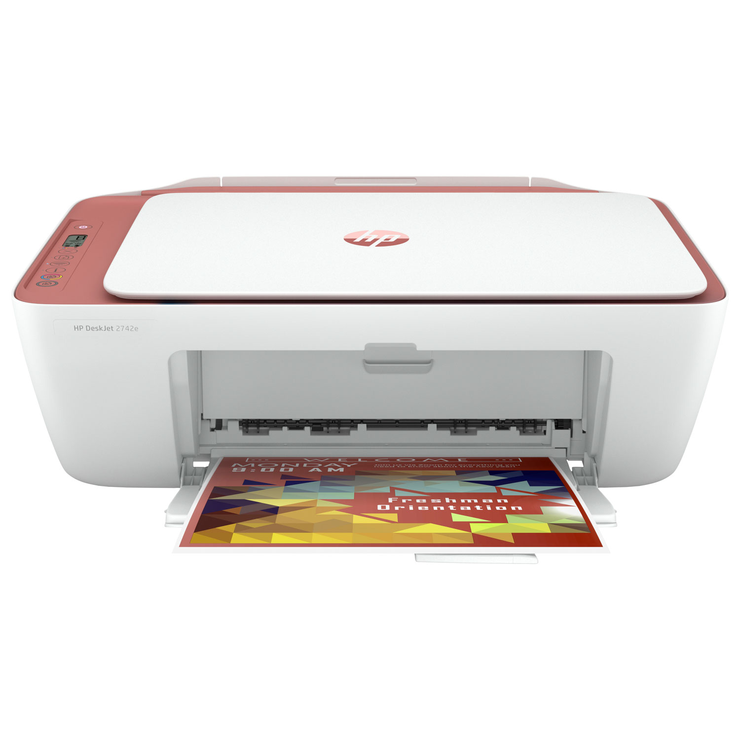 HP DeskJet 2742e Wireless All-In-One Inkjet Printer - Himalayan Pink