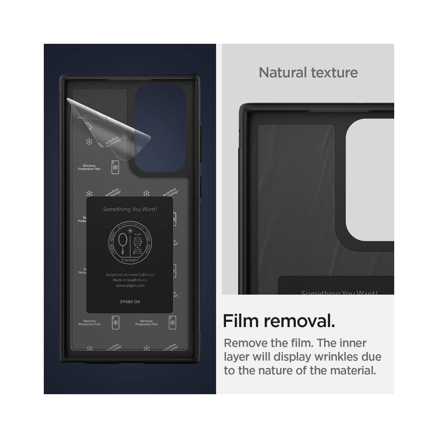 Étui Cryo Armor de Spigen pour Galaxy S22 Ultra de Samsung - Noir mat