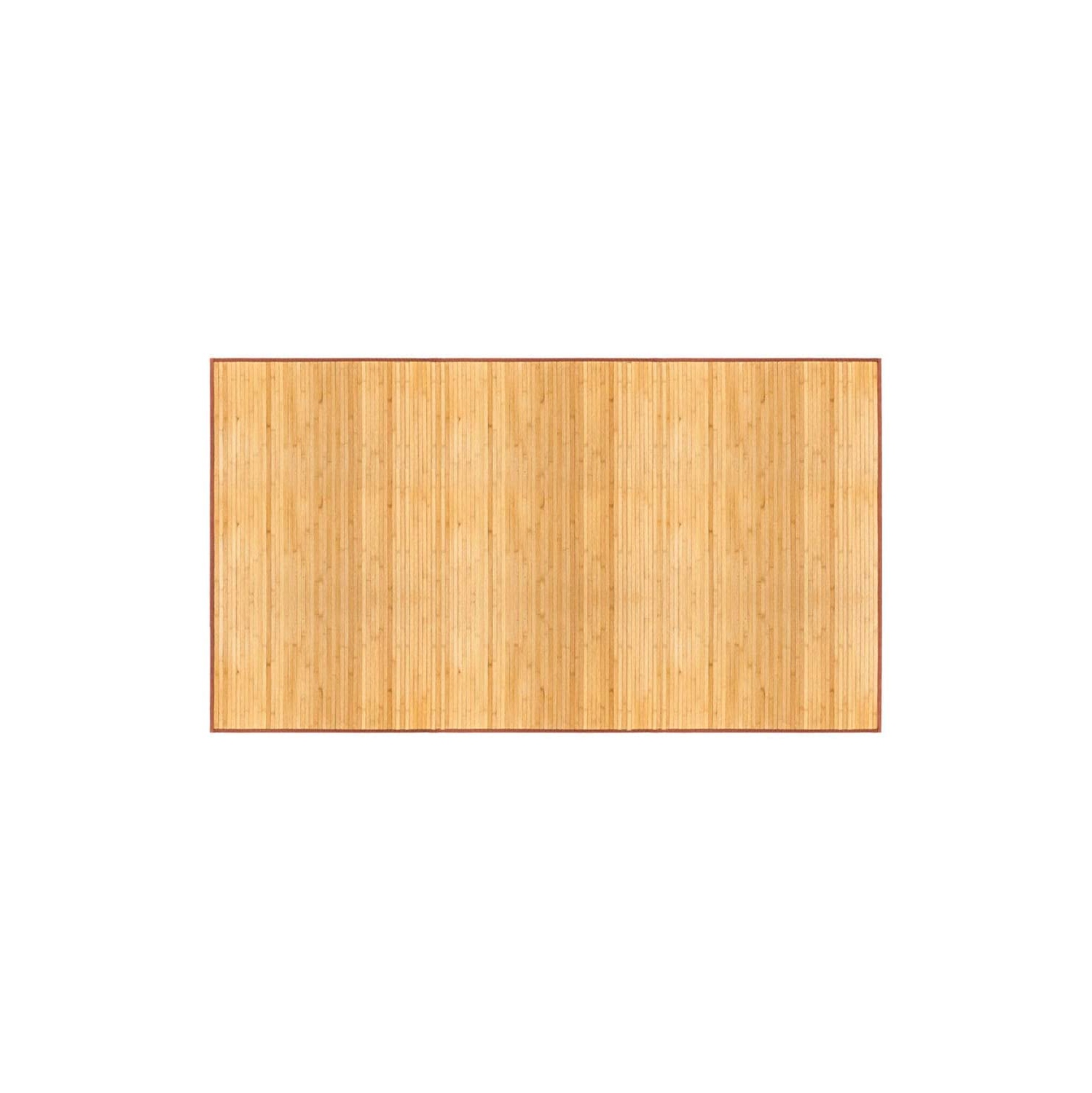 Bamboo Floor Mat 24" x 72",Natural Bamboo,Light Wood