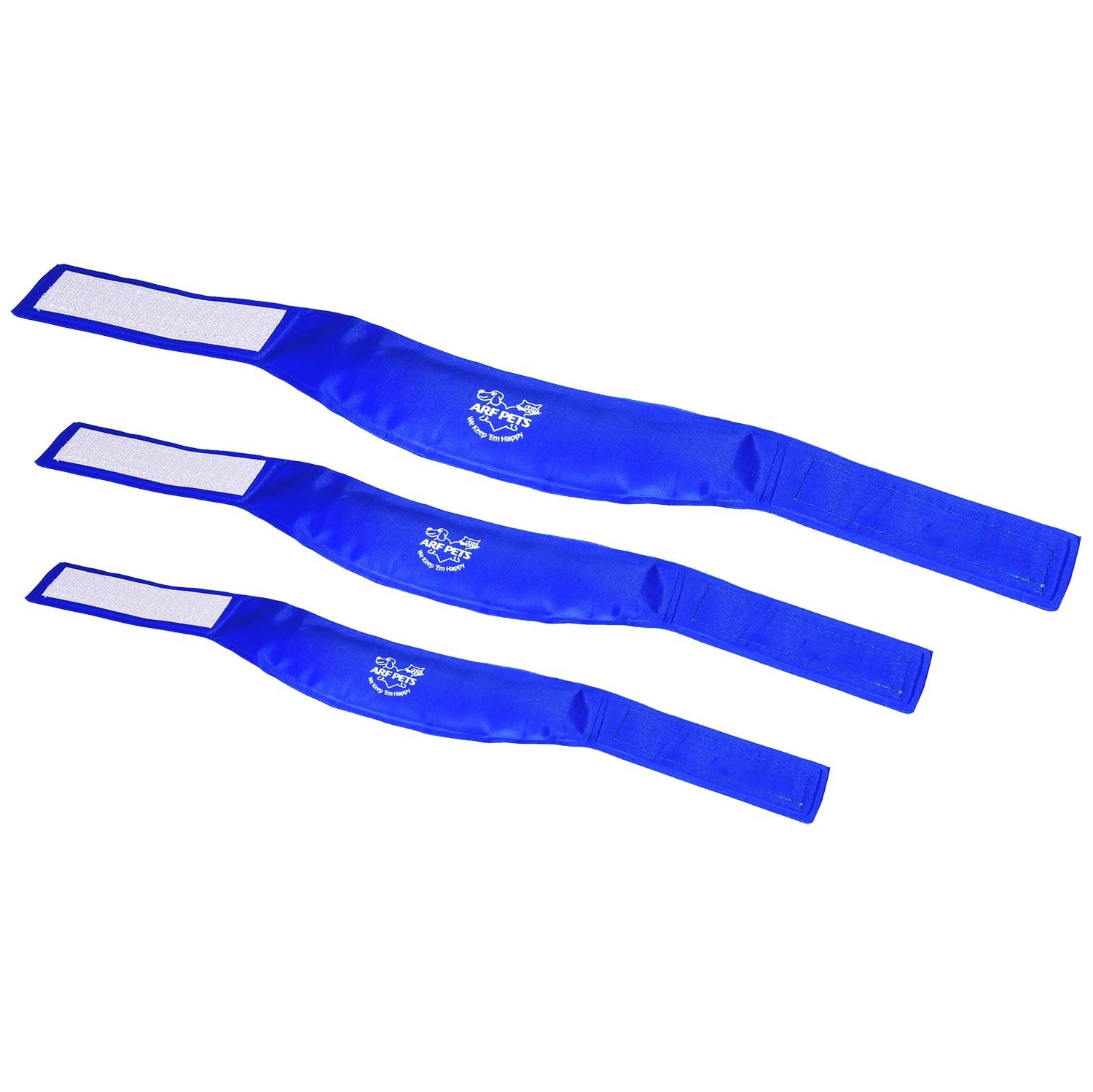 Le collier de refroidissement pour chiens Arf Pets est fait à 100 % de matériaux non toxiques et soulage le stress thermique&nbsp;: reste frais