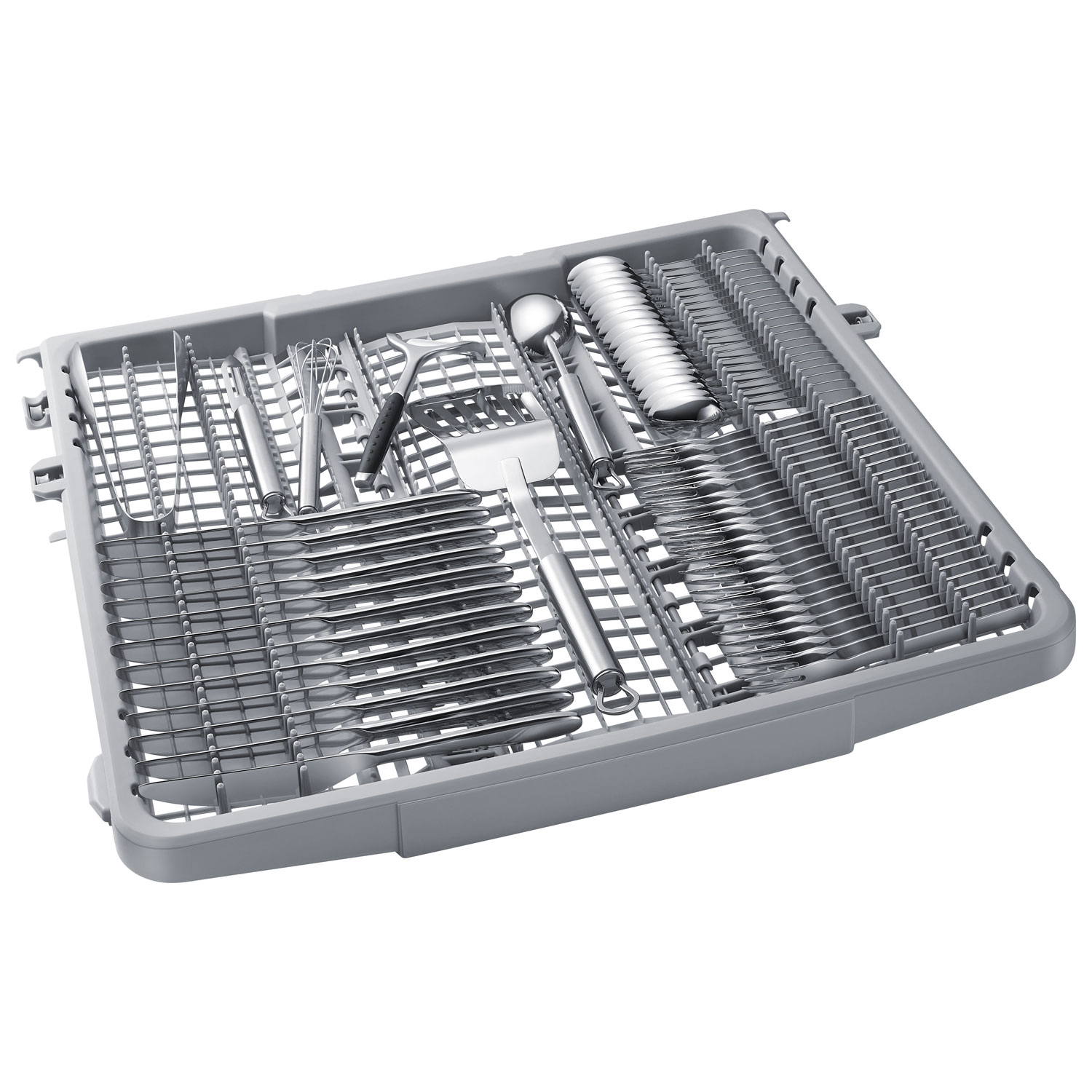 Lave-vaisselle encastrable 24 po 44 dB avec troisième panier de Samsung - Inox