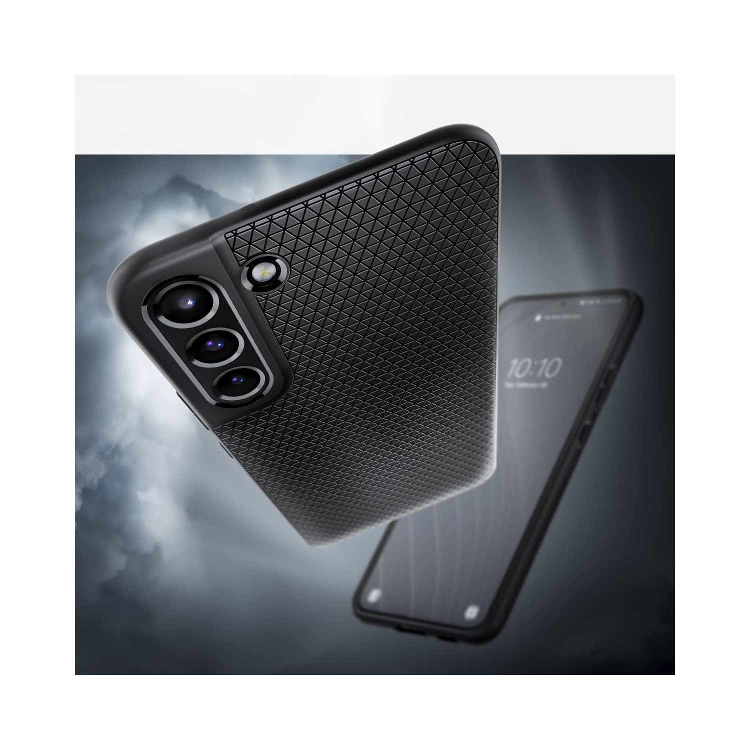 Spigen Liquid Air Armor Designed for Samsung Galaxy S22 Plus Case - Matte Black