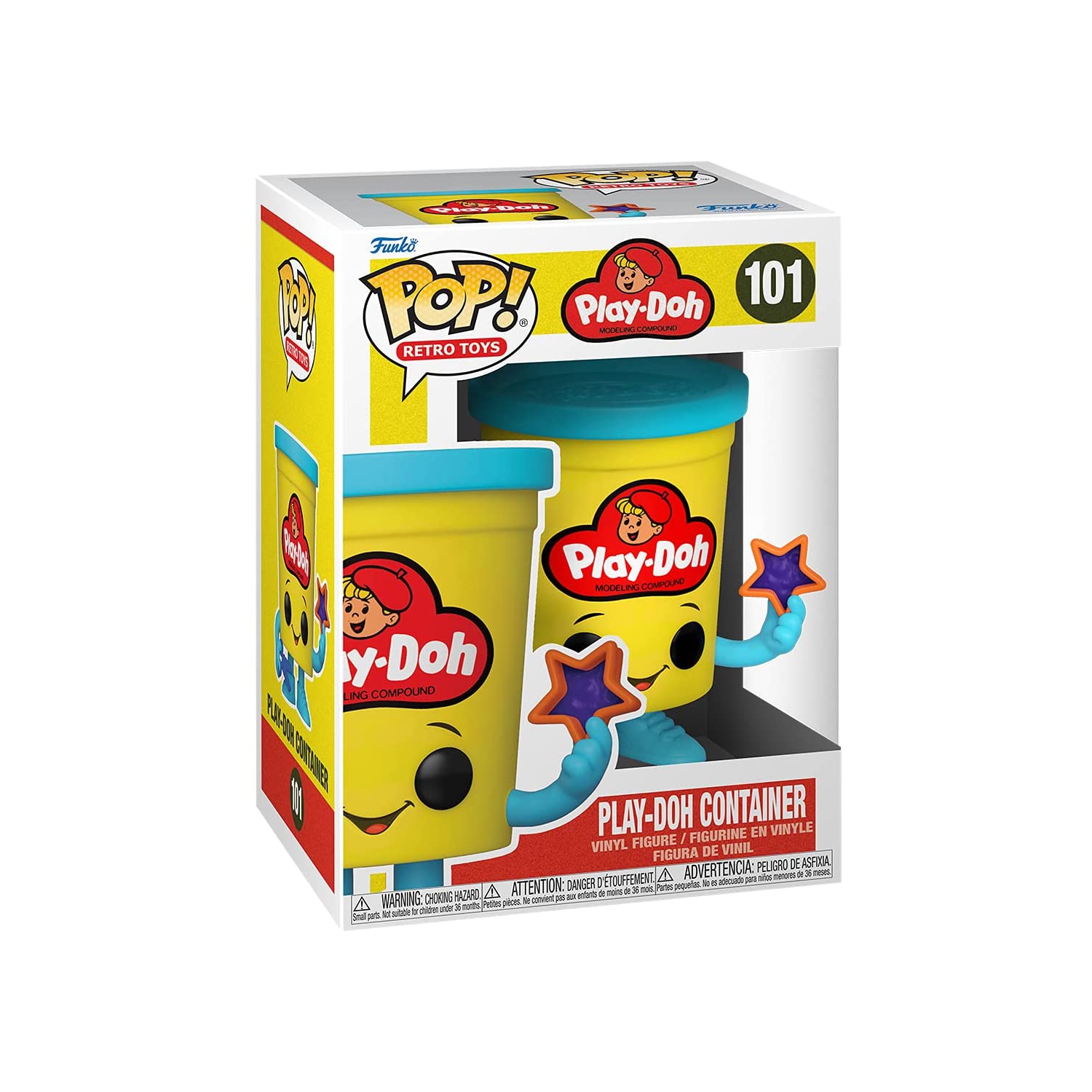 Pop Retro Toys Play-Doh 3.75 Inch Action Figure - Play-Doh Container #101