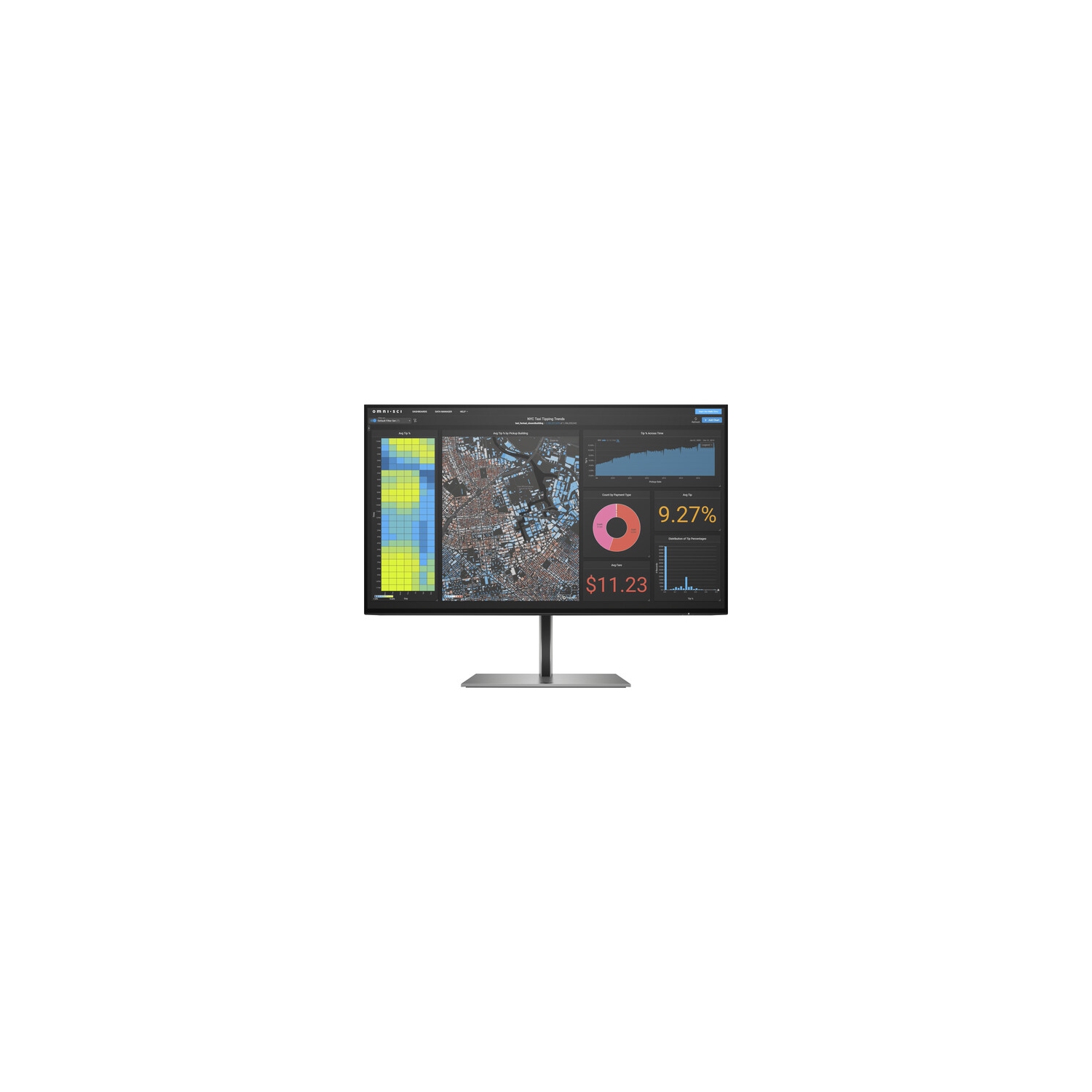 HP 23.8" FHD 60Hz 5ms GTG IPS LCD Monitor - Silver