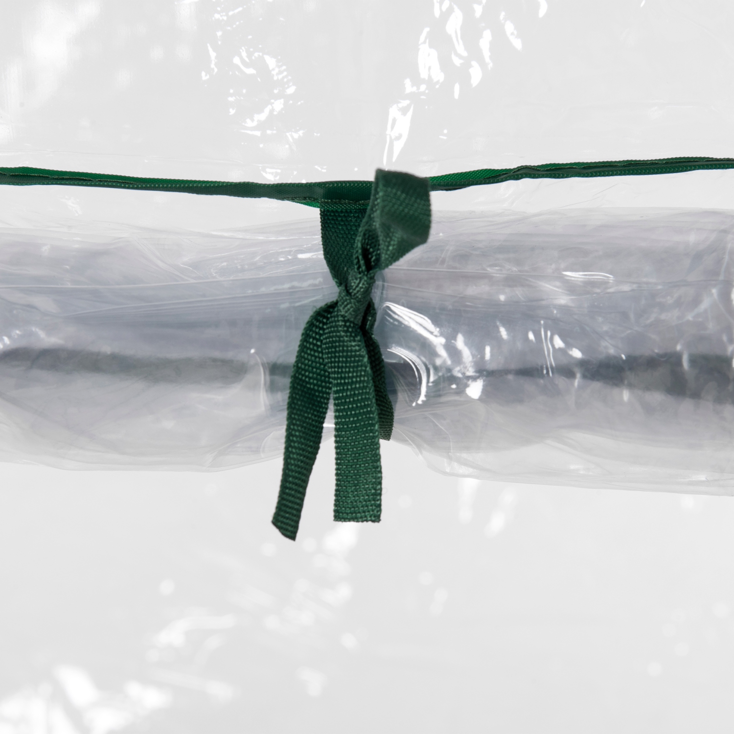 Outsunny 40"L x 20"W x 59"H Walk-in Garden Greenhouse with Steel Frame Outdoor Hot House Tomato Plant Warm House w/ Roll up Door, Plastic Cover, Clear