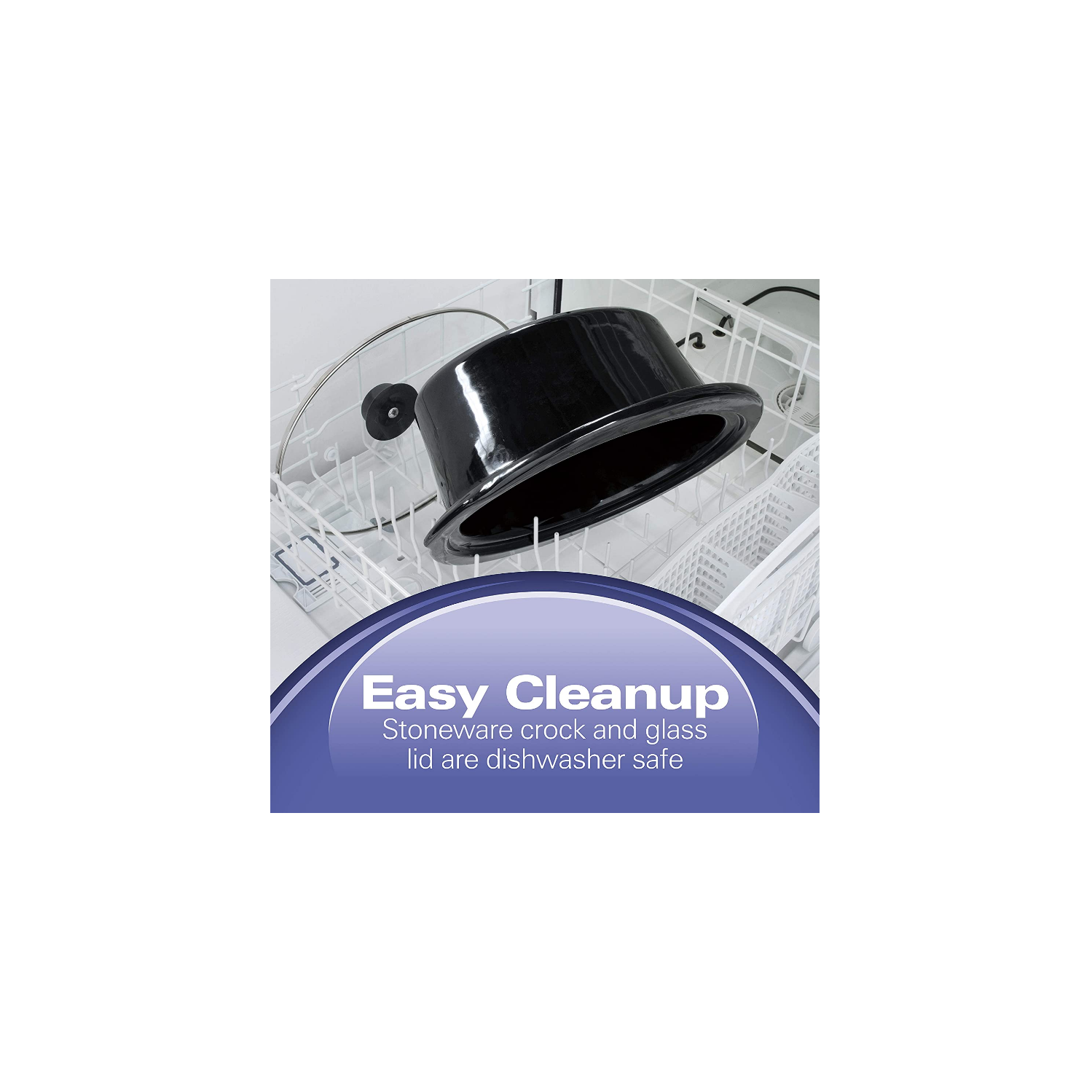 Hamilton Beach Stay or Go Portable 6-Quart Programmable Slow Cooker With FlexCook Dual Digital Timer for 2 Heat Settings, Lid Lock