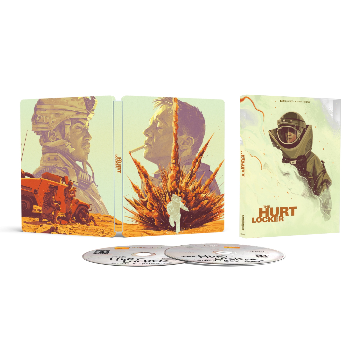 The Hurt Locker [SteelBook] [comprend une copie numérique] [Blu-ray/Blu-ray Ultra HD 4K] [2008]