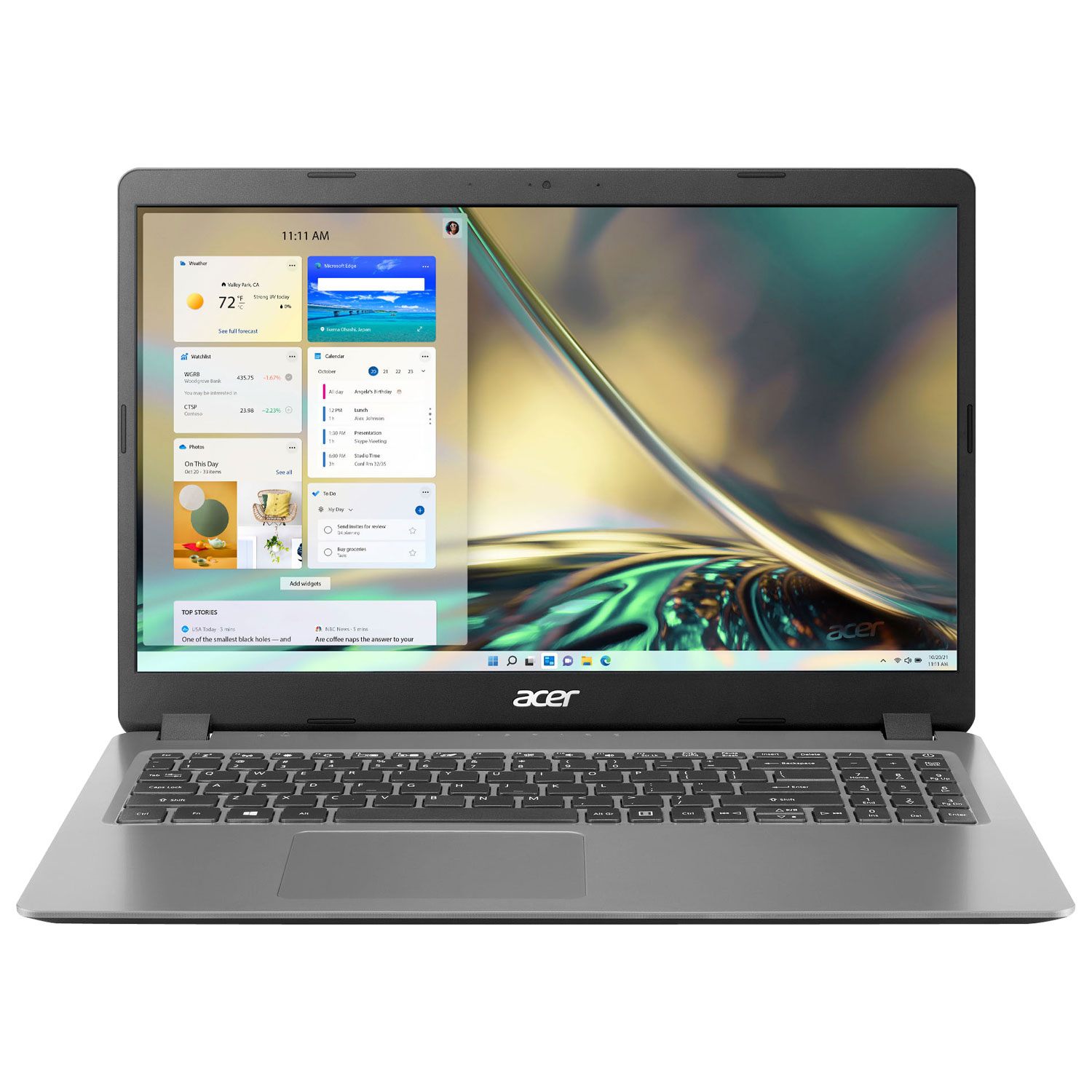 Acer Aspire 3 15.6" Laptop - Silver (Intel Core i5-1035G1/512GB SSD/8GB RAM/Windows 11)