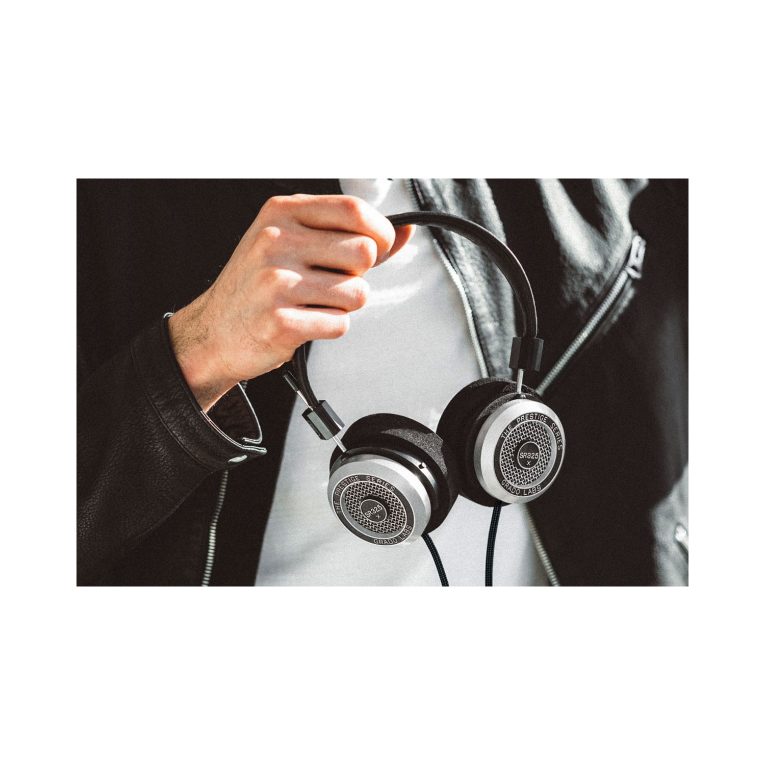 Grado SR325x Prestige Series Over Ear Wired Stereo Headphones with Carrying Bag