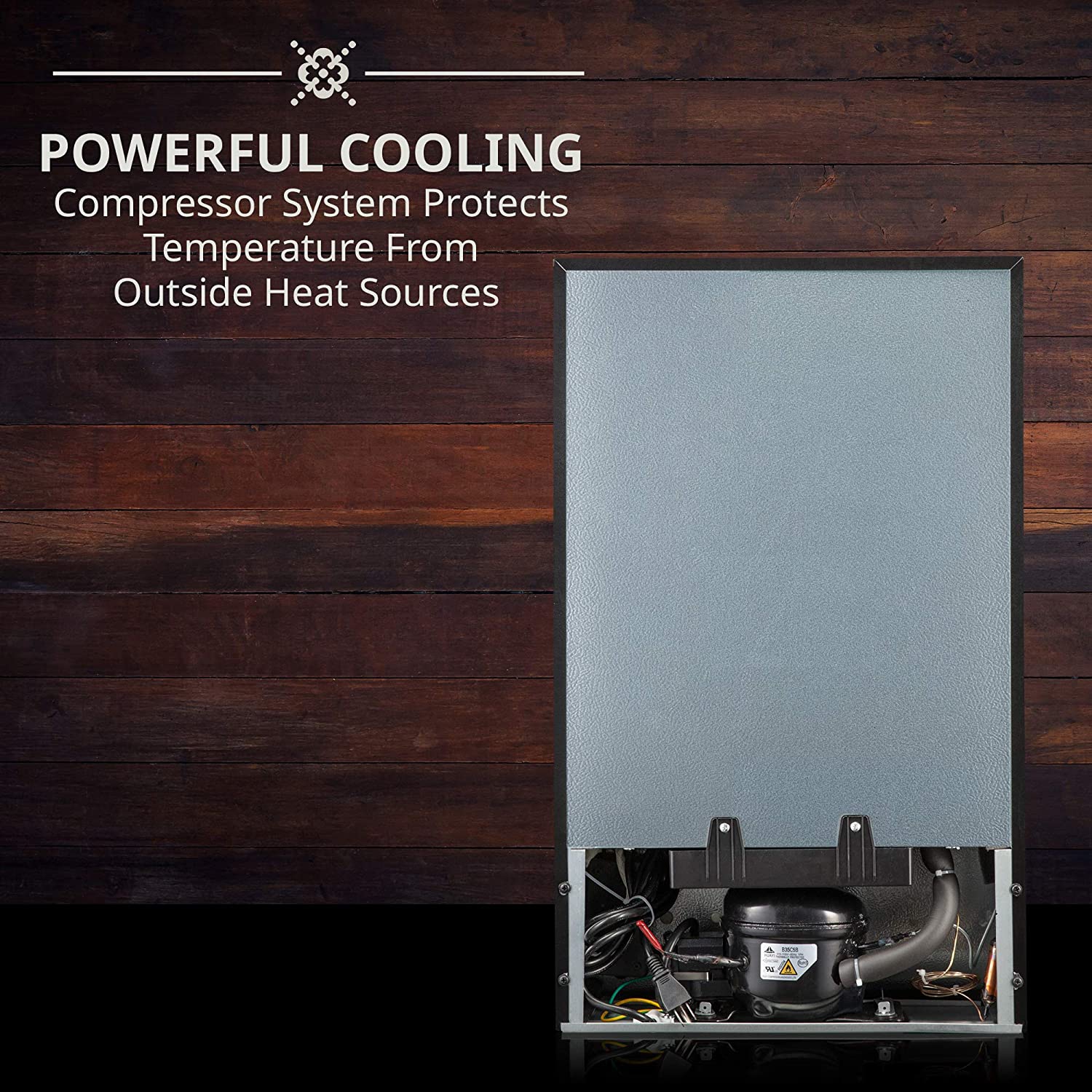 Ivation 24 Bottle Compressor Wine Cooler Refrigerator w/Lock | Large Freestanding Wine Cellar For Red, White, Champagne or Sparkling Wine | 41f-64f