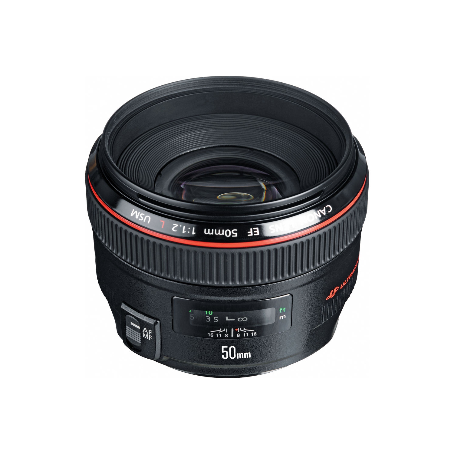 Canon EF 50mm f/1.2L USM Lens + Filter + BackPack + 64GB Card + More