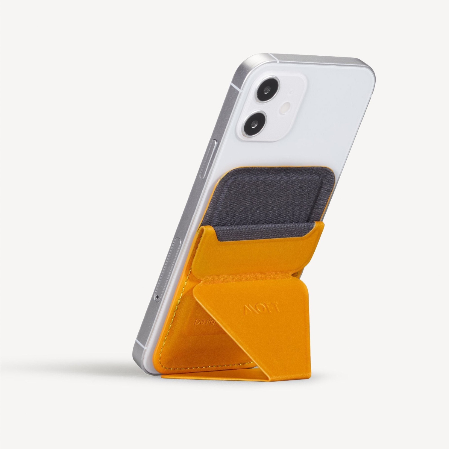 Universal MOFT Snap-On Magnetic MagSafe Wallet Stand - Yellow