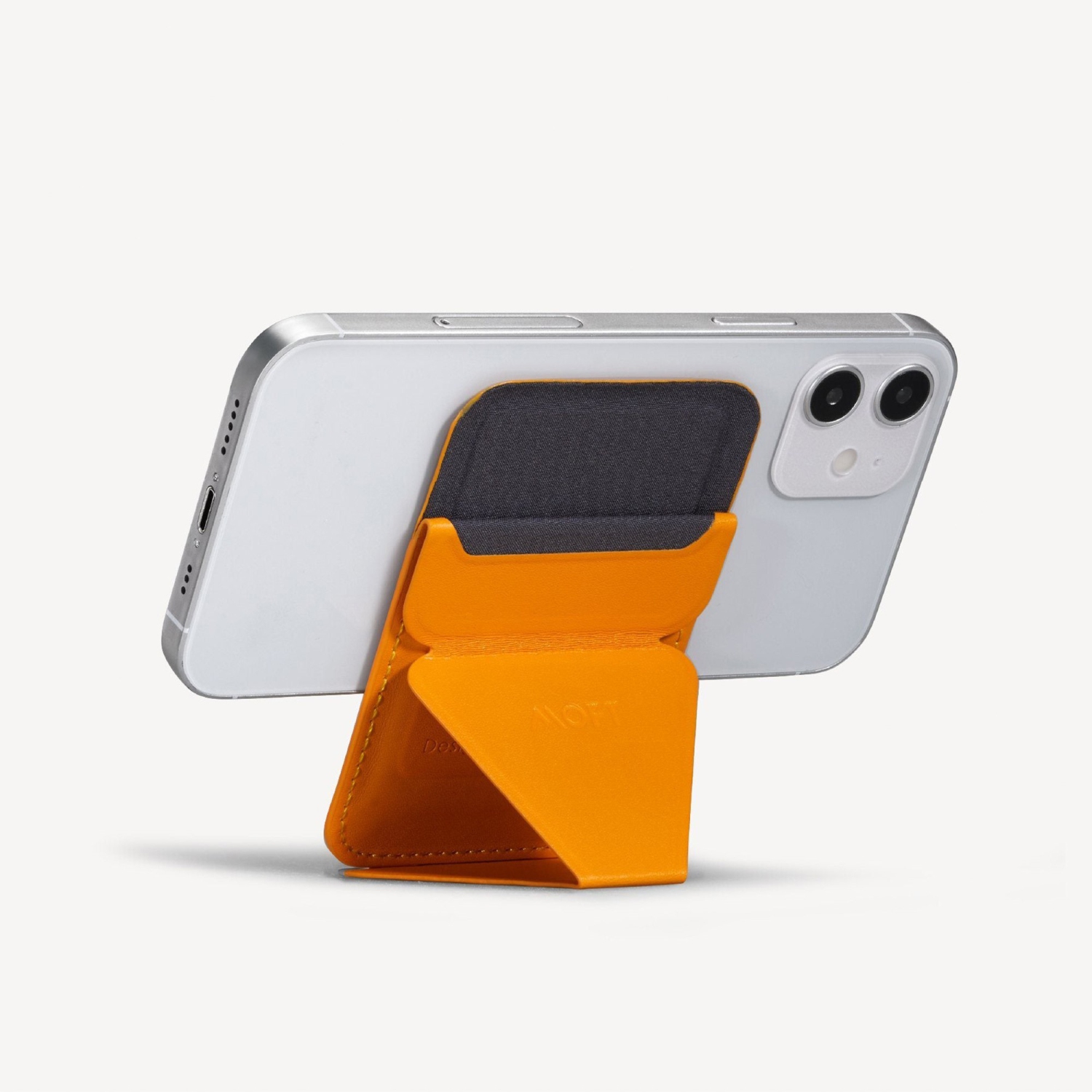 Universal MOFT Snap-On Magnetic MagSafe Wallet Stand - Yellow