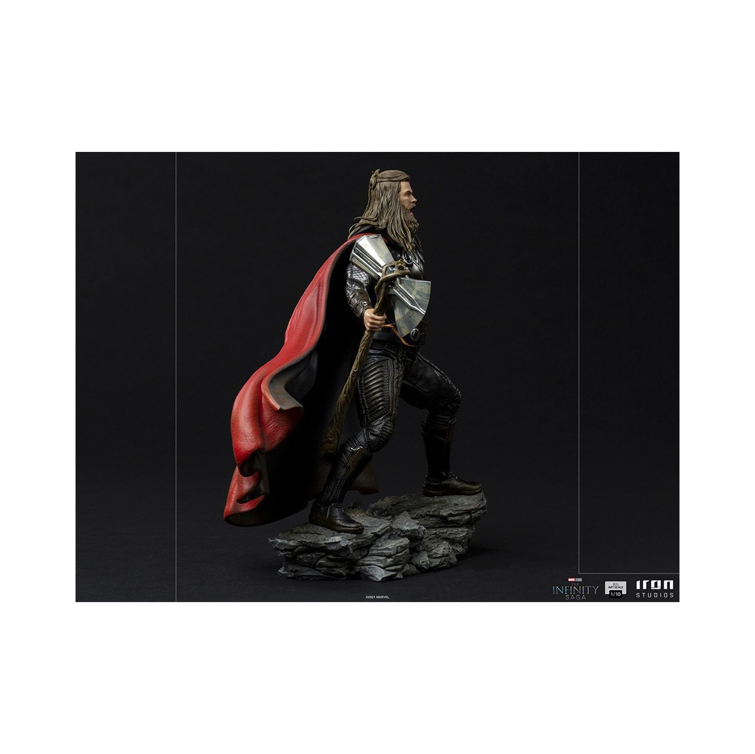 Marvel – Statue Diorama de la série Art Scale Avengers, 9 po, Avengers Endgame, Thor Ultimate Iron Studios 908678, 1:10
