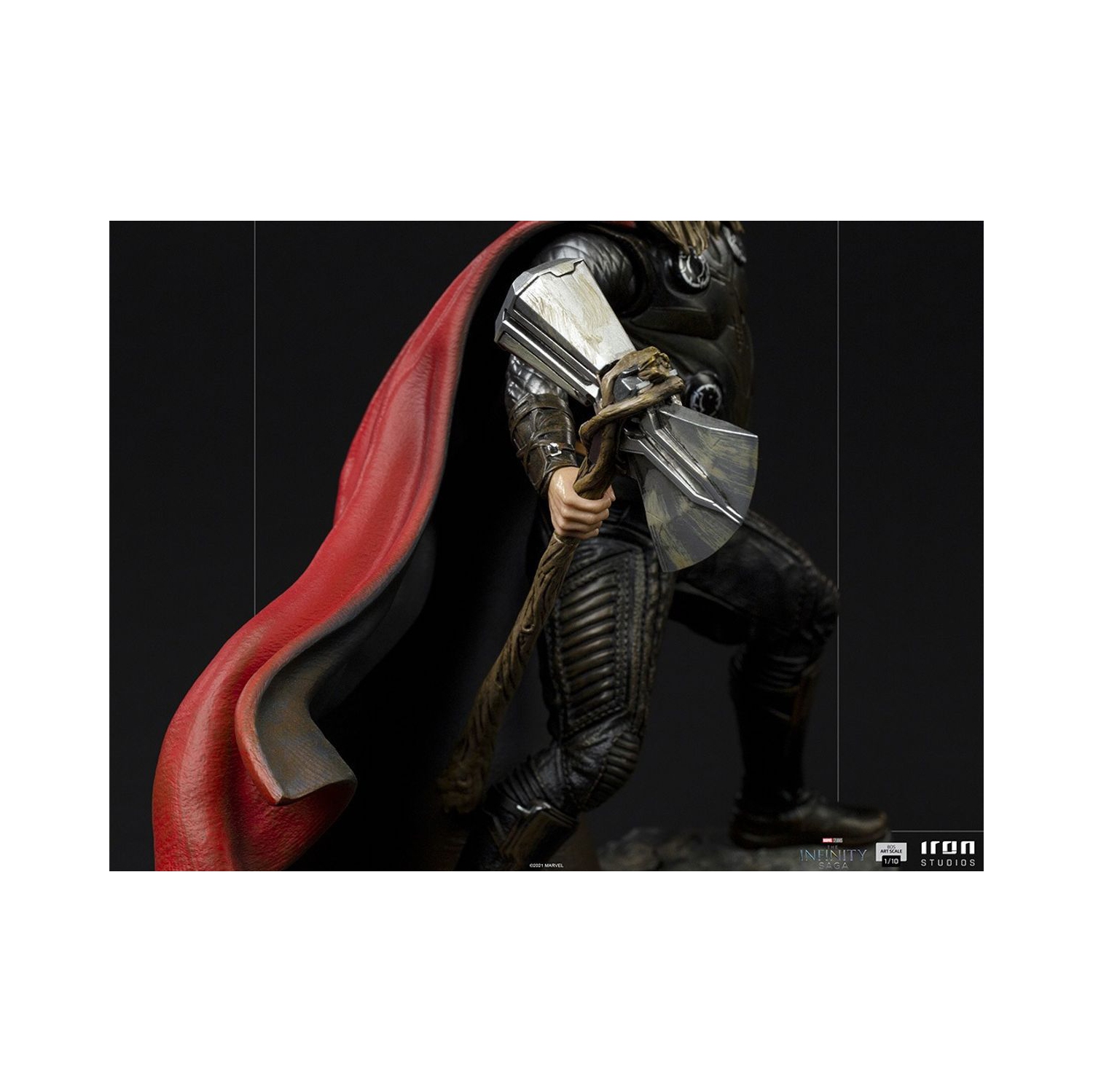 Marvel – Statue Diorama de la série Art Scale Avengers, 9 po, Avengers Endgame, Thor Ultimate Iron Studios 908678, 1:10