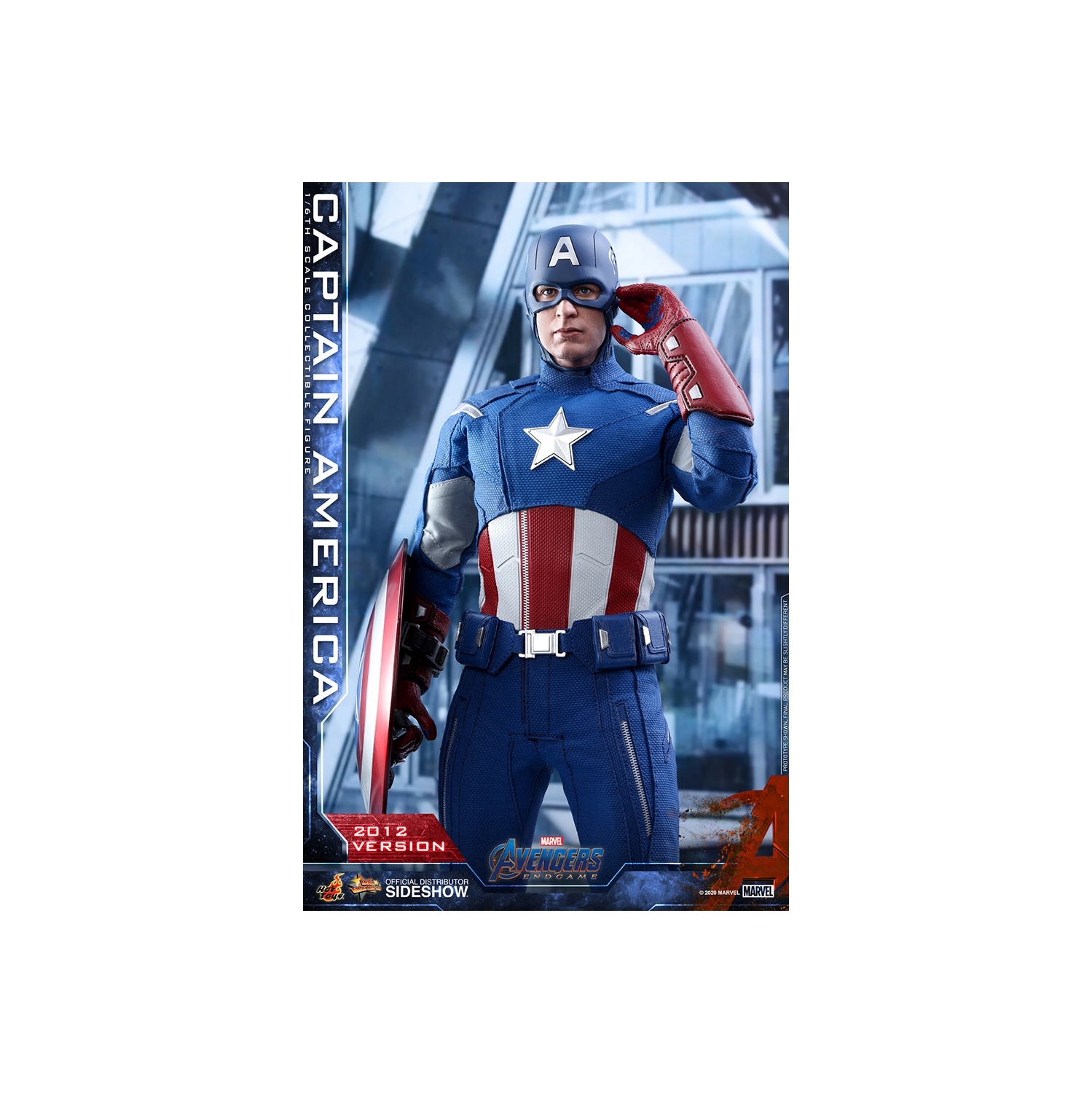 Avengers Endgame 12 Inch Action Figure 1/6 Scale Series - Captain America Hot Toys 904929