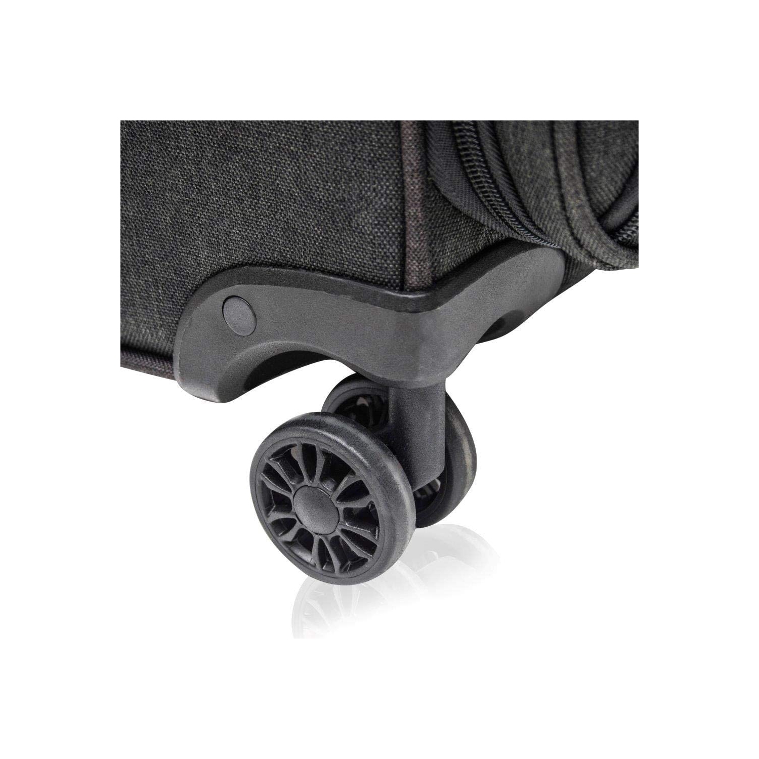 Ensemble de 3 valises souples et durables de voyage multidirectionnelles à roulettes multidirectionnelles d’Air Canada&nbsp;: valise grise de 20, 24,