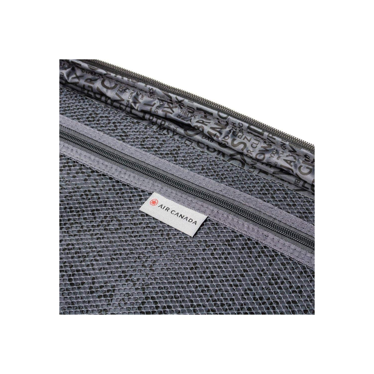 Ensemble de 3 valises souples et durables de voyage multidirectionnelles à roulettes multidirectionnelles d’Air Canada&nbsp;: valise grise de 20, 24,