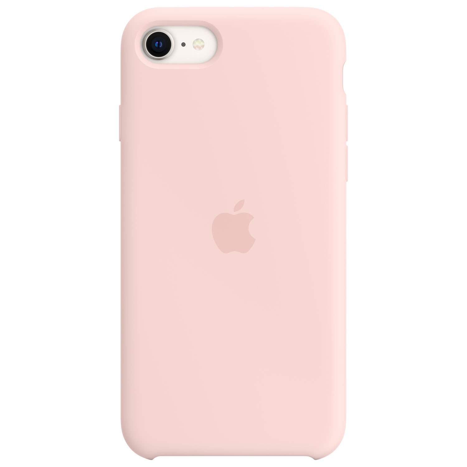 Apple Silicone Fitted Soft Shell Case for iPhone SE - Chalk Pink
