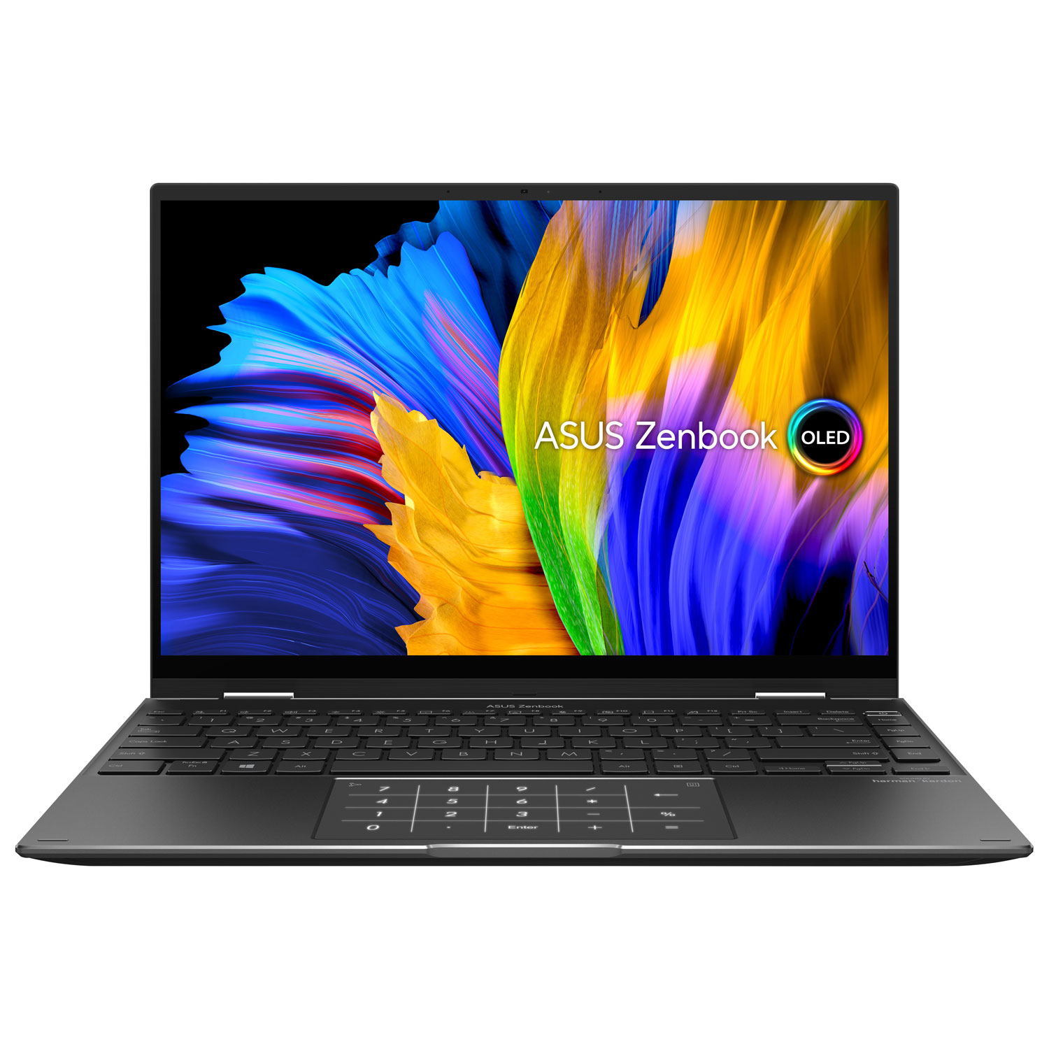 ASUS ZenBook Flip 14" Touchscreen 2-in-1 Laptop -Black (AMD Ryzen 5 5600H/512GB SSD/16GB RAM) -En