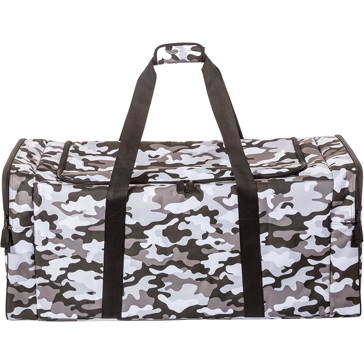 Jetstream Heavy Duty Multi Pocket Large Sports Gym Equipment 3-Pocket Travel Duffel Bag