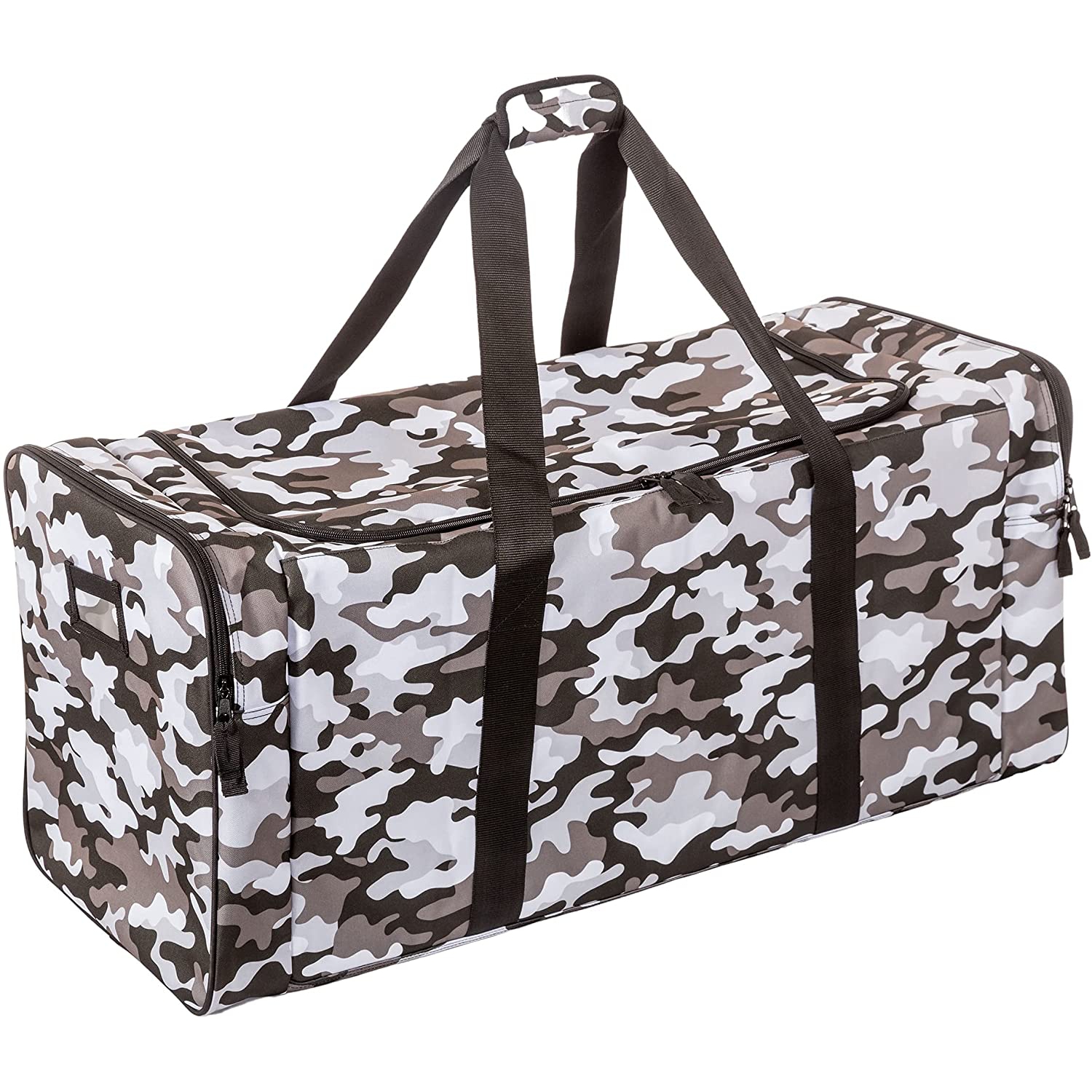 Jetstream Heavy Duty Multi Pocket Large Sports Gym Equipment 3-Pocket Travel Duffel Bag