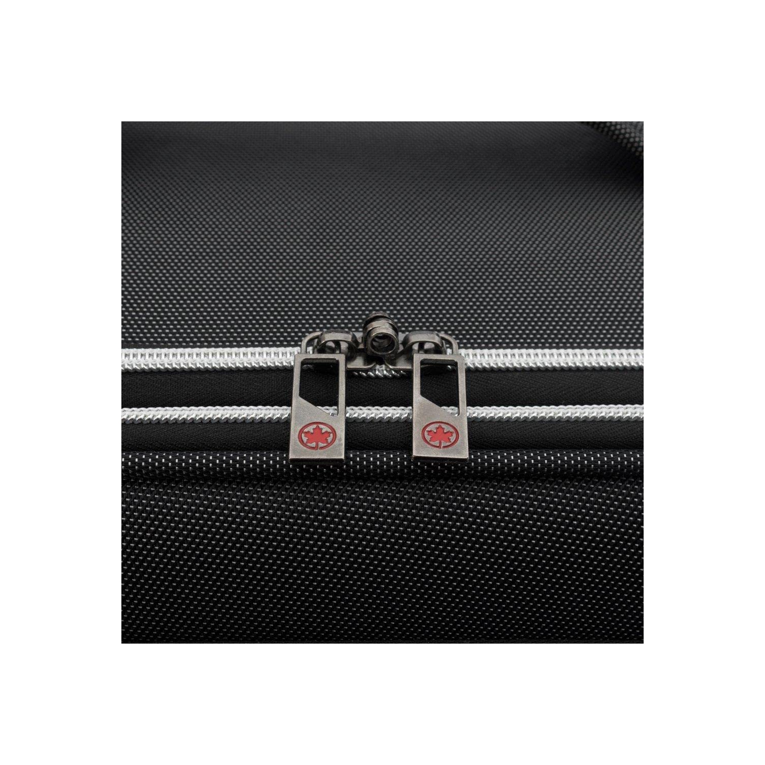 Ensemble de 2 valises souples extensibles Envoy d’Air Canada avec port USB et poignée à bouton-poussoir - valise légère à roulettes pivotantes,