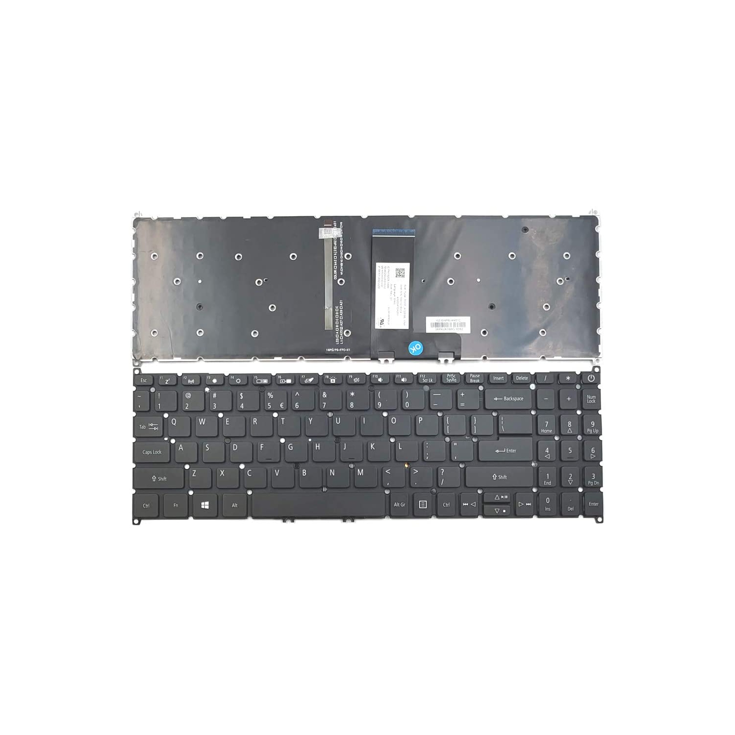 Backlit Keyboard for Acer Aspire 3 A315-22 A315-23 A315-34 A315-42 A315-42G A315-54G A315-55G Aspire 5 A515-43 A515-52 A515-53 A515-54 A515-55 A315-56