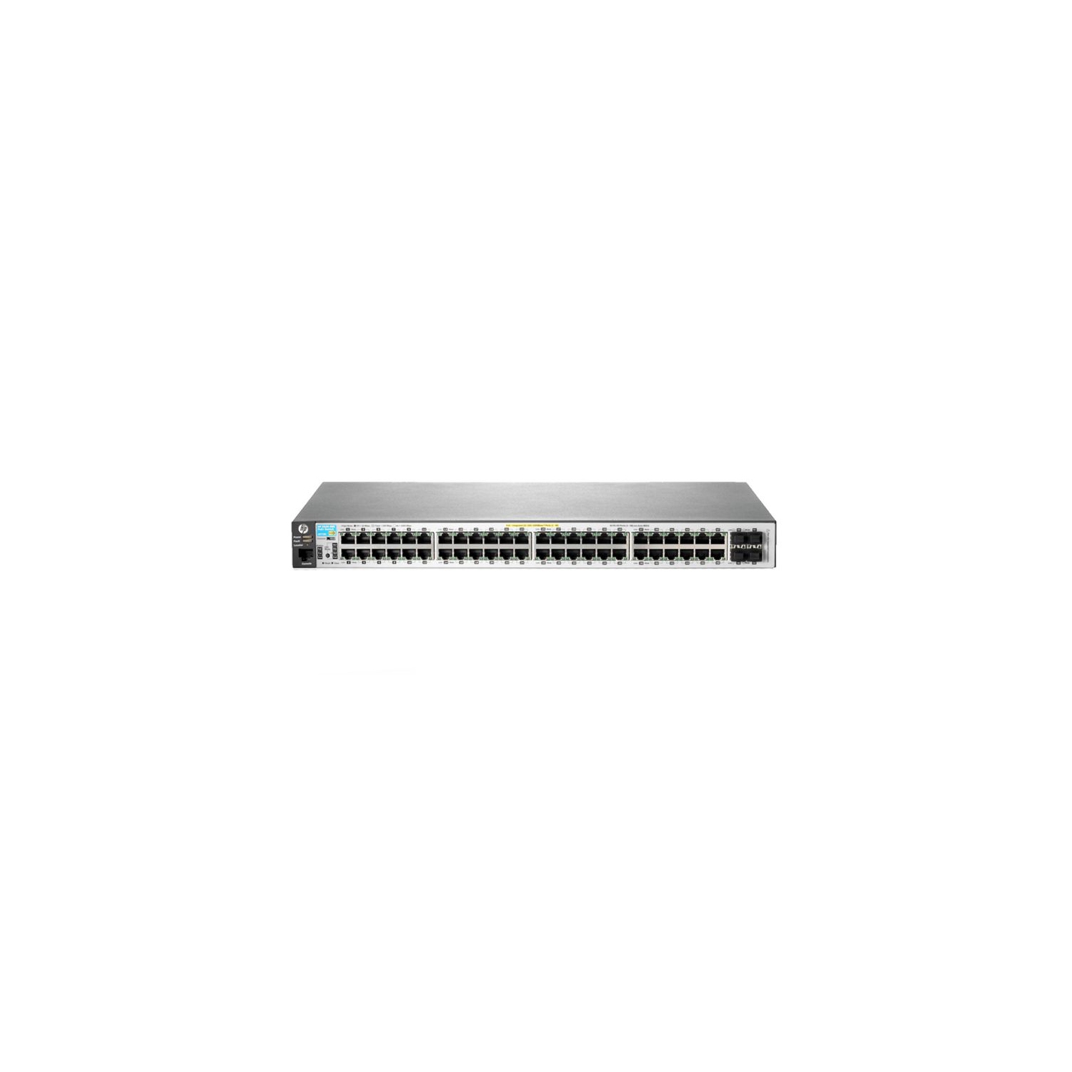 HPE Aruba 2530-48G-PoE+ - switch - 48 ports - managed - rack-mountable_