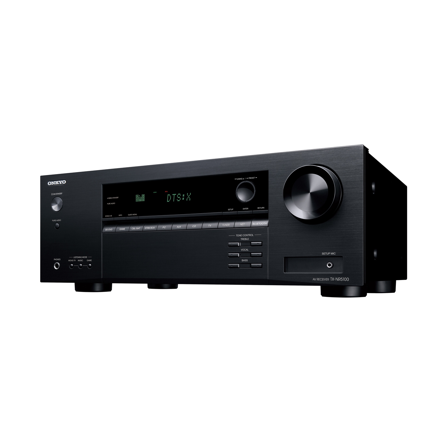 Onkyo TX-NR5100 Récepteur home cinéma 7.2 canaux avec compatibilité Dolby Atmos, Wi-Fi, Bluetooth, Apple AirPlay 2 et Amazon Alexa + kit de nettoyage