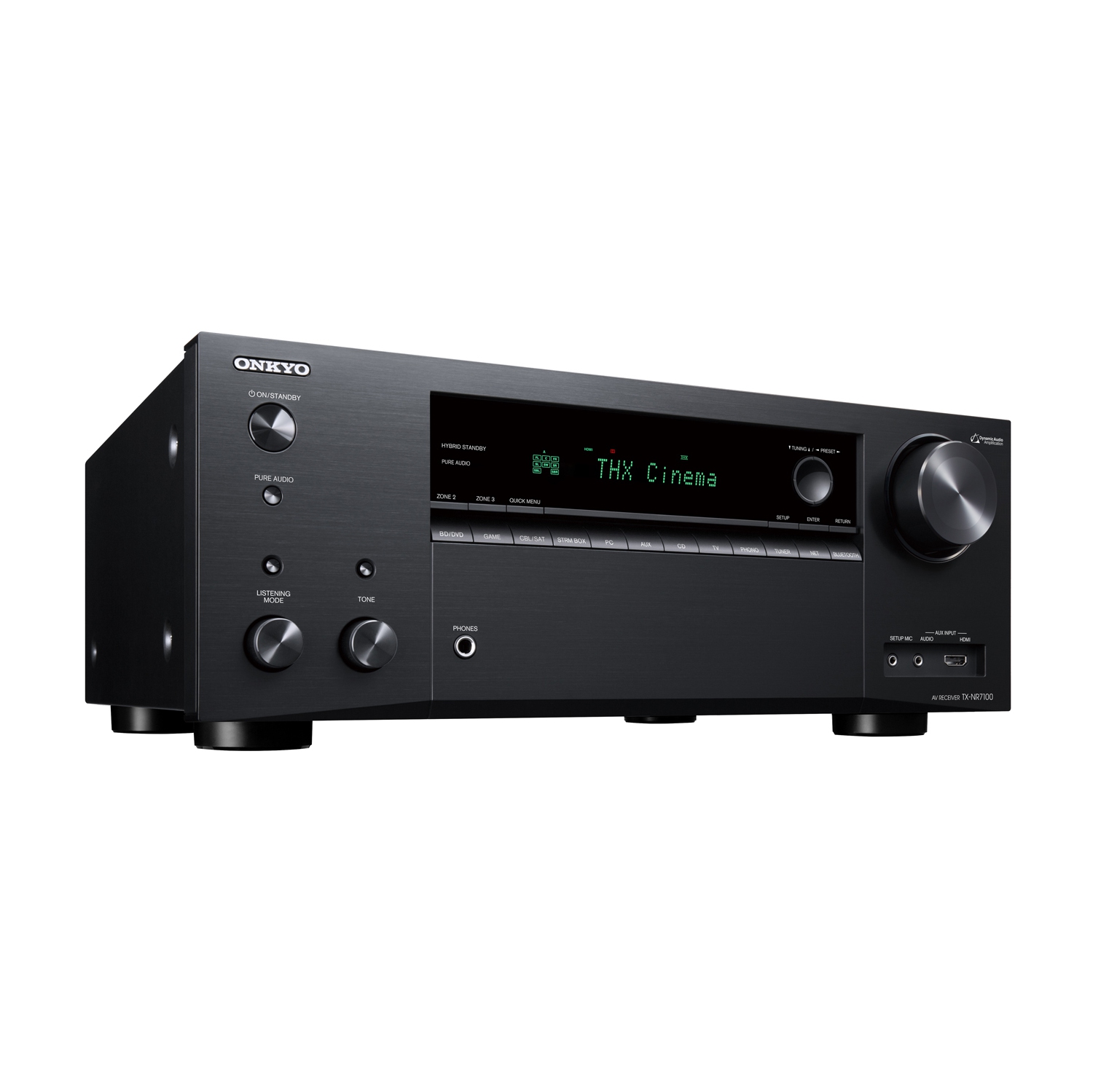 Onkyo TX-NR7100 Récepteur home cinéma 9.2 canaux avec compatibilité Dolby Atmos, Wi-Fi, Bluetooth, Apple AirPlay 2 et Amazon Alexa + kit de nettoyage