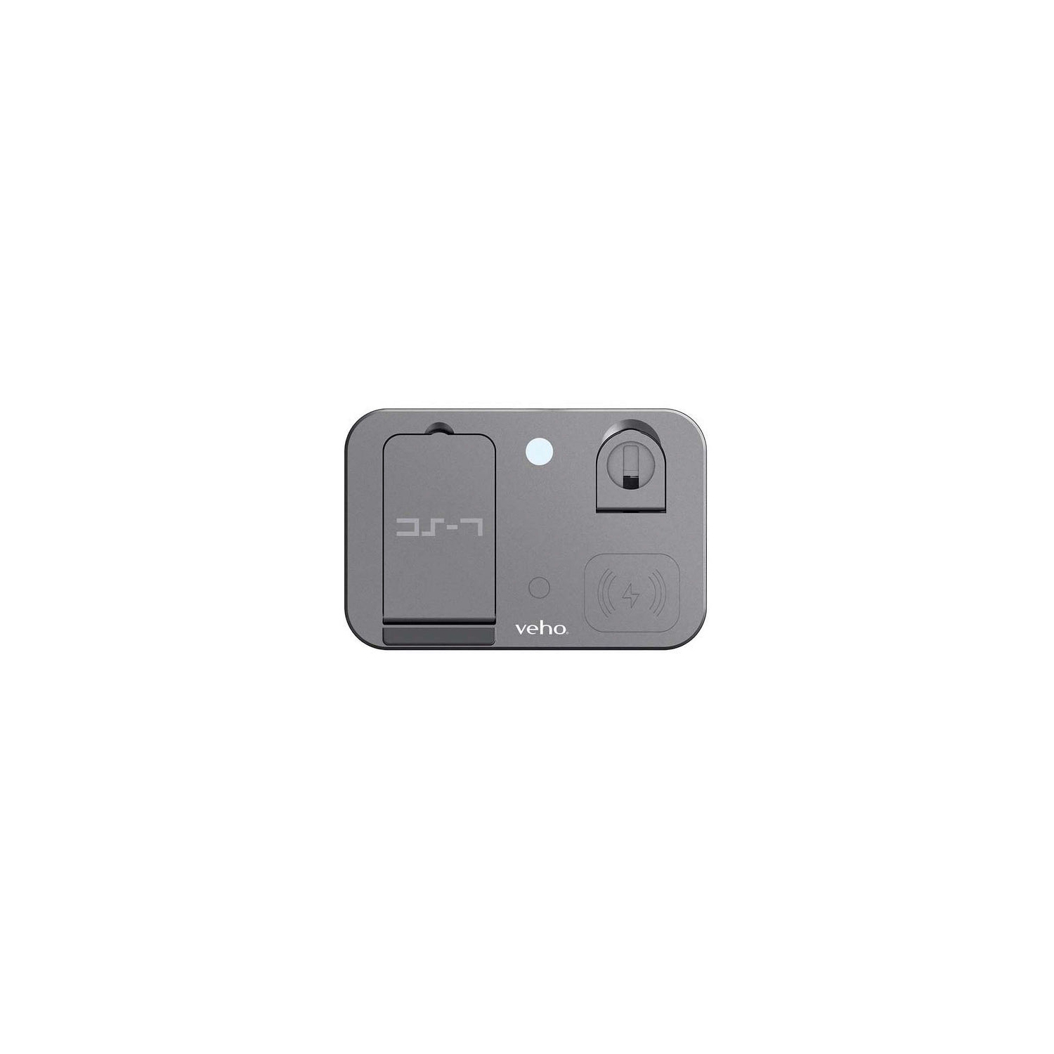Veho DS-7 QI Wireless Multi-Charging Station - Grey