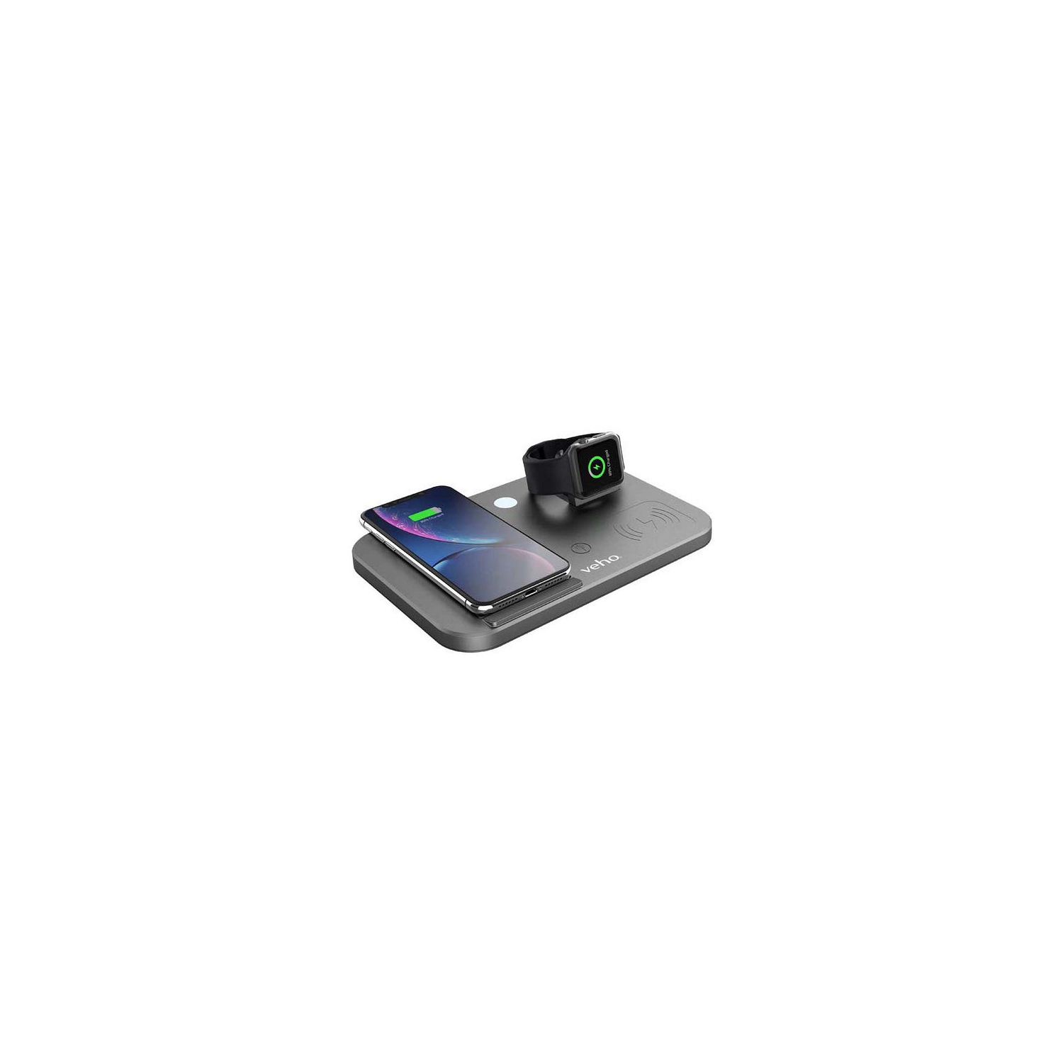 Veho DS-7 QI Wireless Multi-Charging Station - Grey