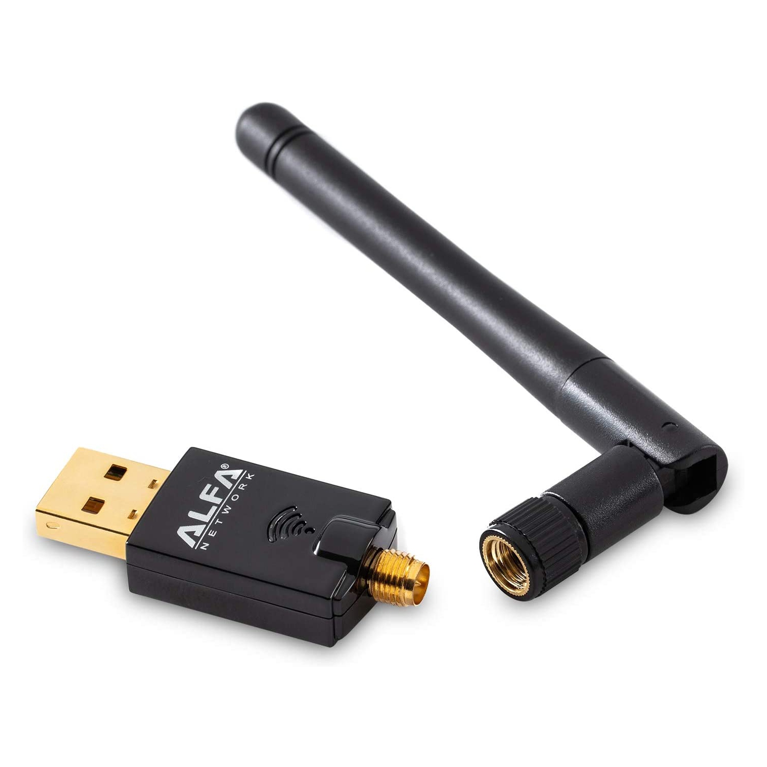 Alfa AWUS036ACS 802.11ac AC600 Wi-Fi Wireless Network Adapter - Wide-Coverage External USB Adapter w/ 2.4GHz & 5GHz Dual-Band Antenna, Compact Design