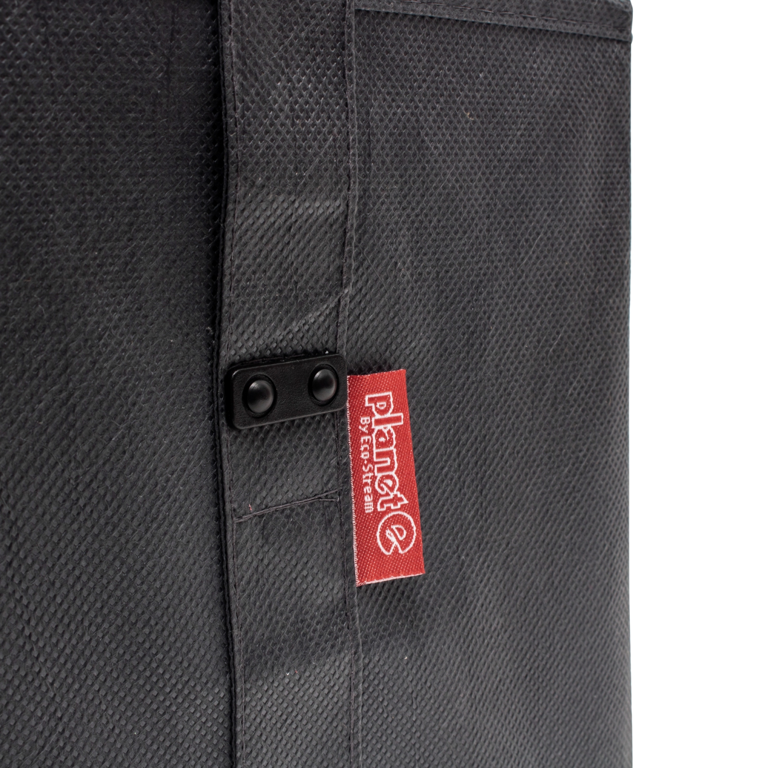 Sacs d'épicerie pliables et lavables réutilisables avec bas renforcés anthracite de Planet E