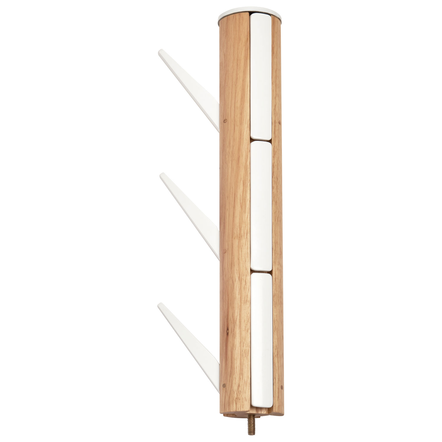 Umbra Flapper Wood Coat Rack - White/Natural