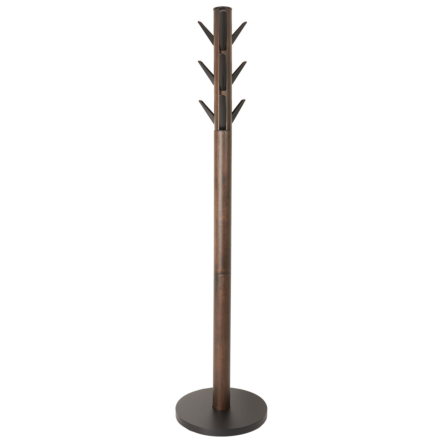 Umbra Flapper Wood Coat Rack - Black/Walnut