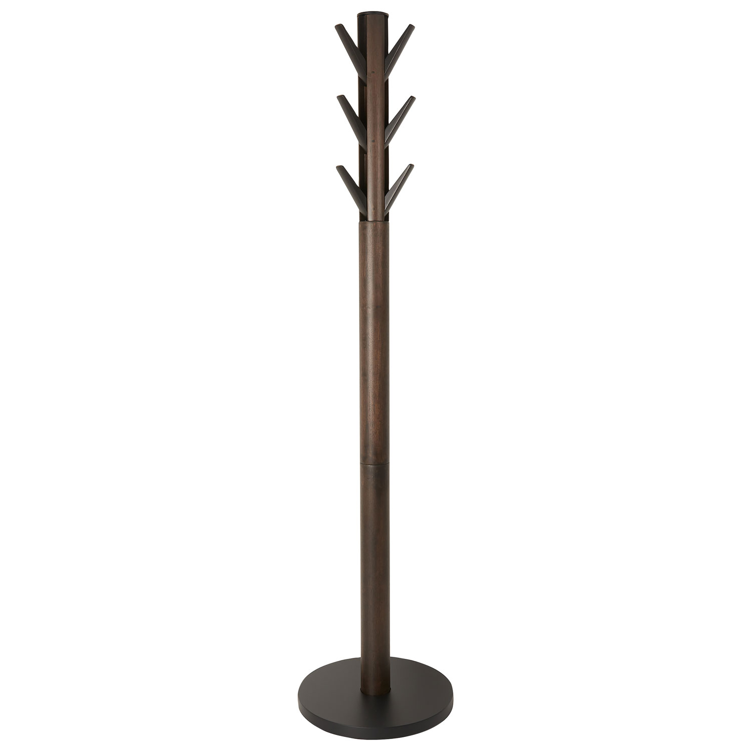 Umbra Flapper Wood Coat Rack - Black/Walnut