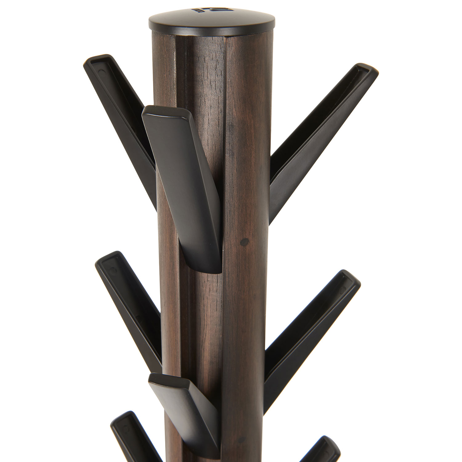 Umbra Flapper Wood Coat Rack - Black/Walnut