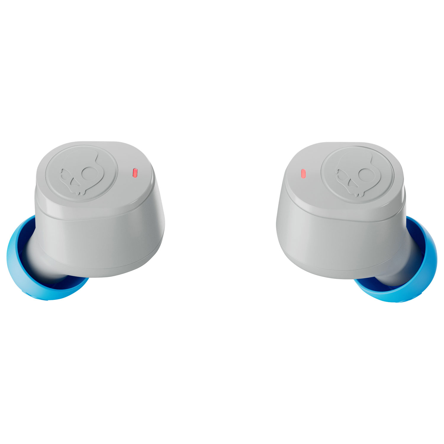 Écouteurs boutons 100 % sans fil à isolation sonore Jib 2 de Skullcandy - Gris pâle/Bleu