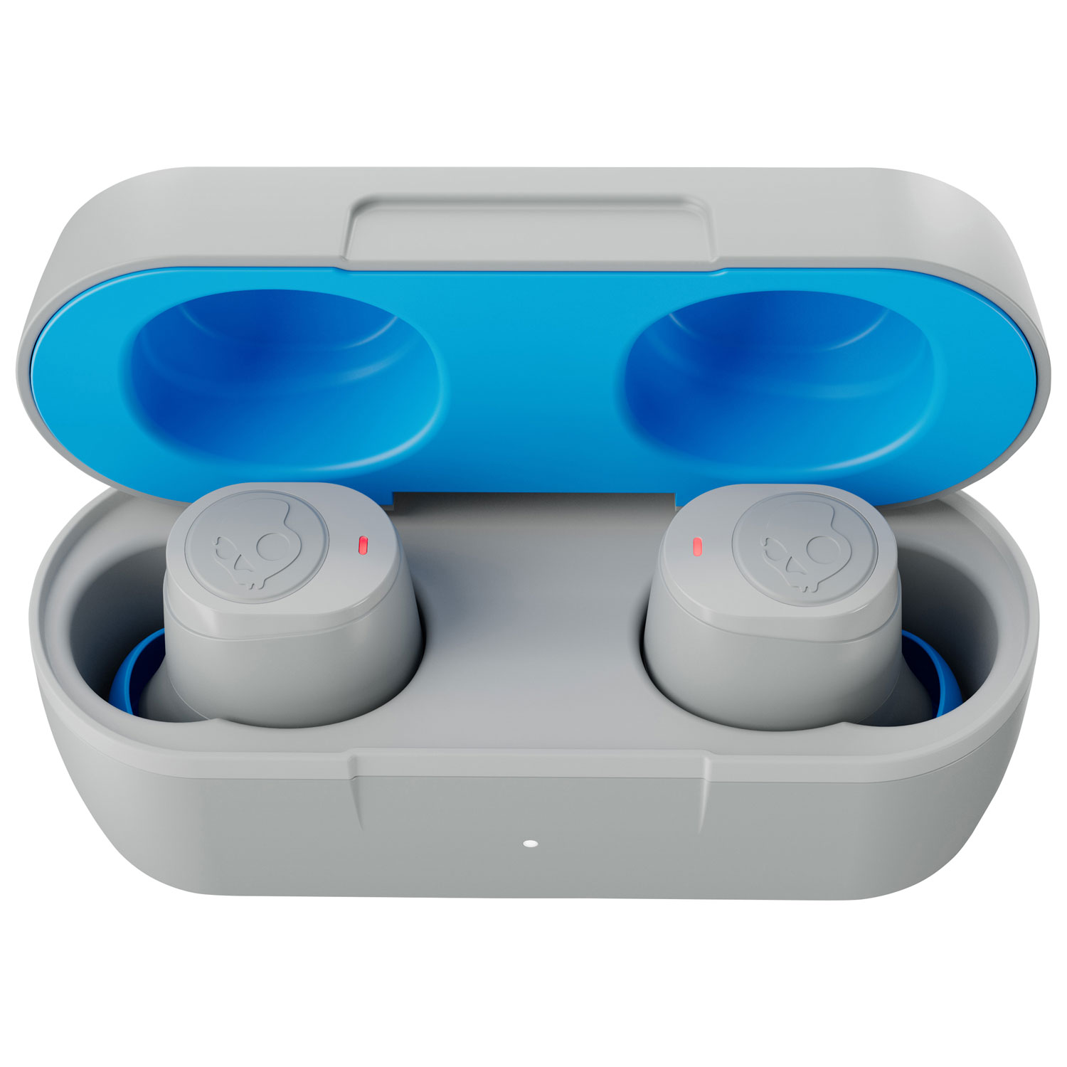 Écouteurs boutons 100 % sans fil à isolation sonore Jib 2 de Skullcandy - Gris pâle/Bleu