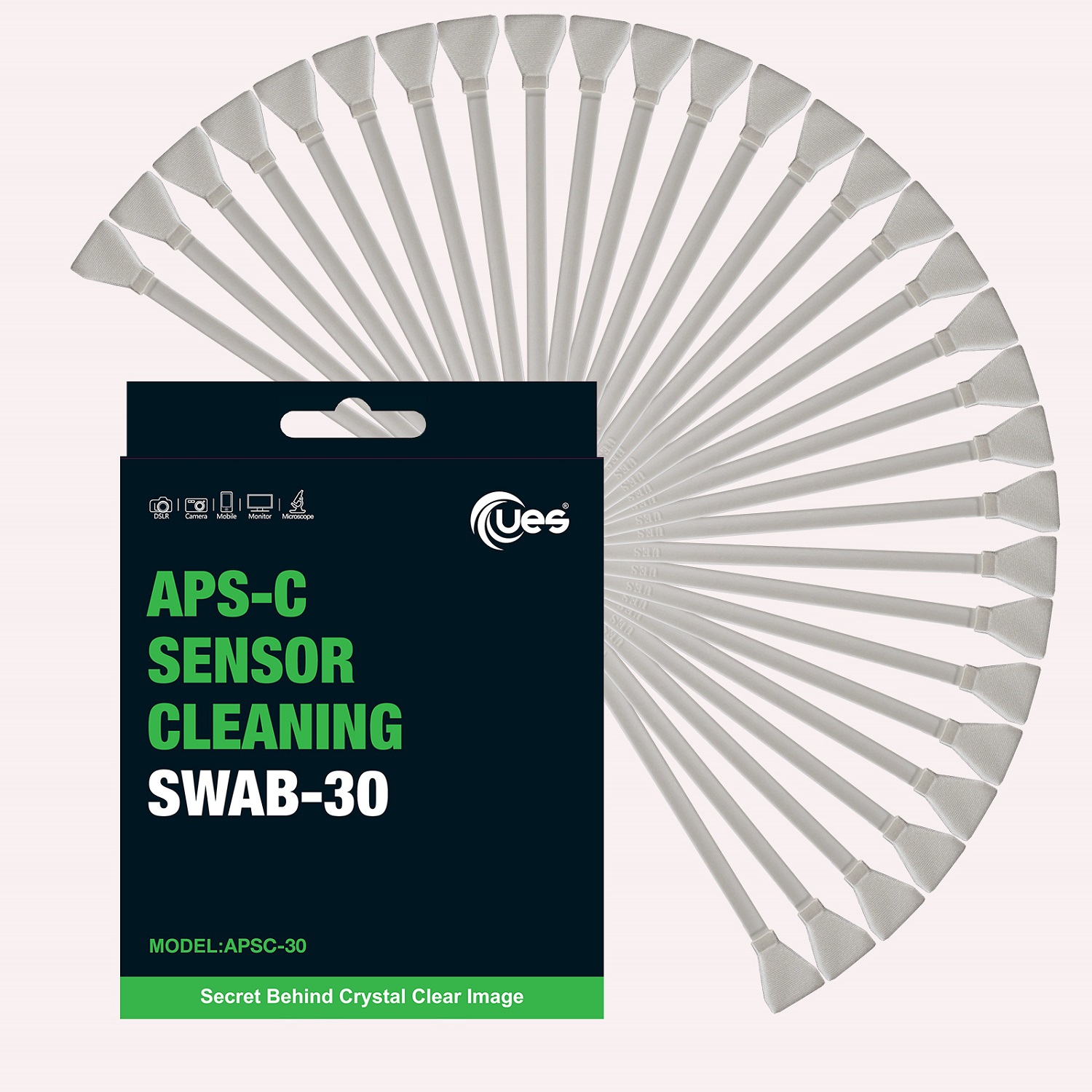 Tampons de nettoyage APSC30 POUR appareil photo reflex numérique ou reflex NUMÉRIQUE AUES pour capteurs APS-C Ensemble économique