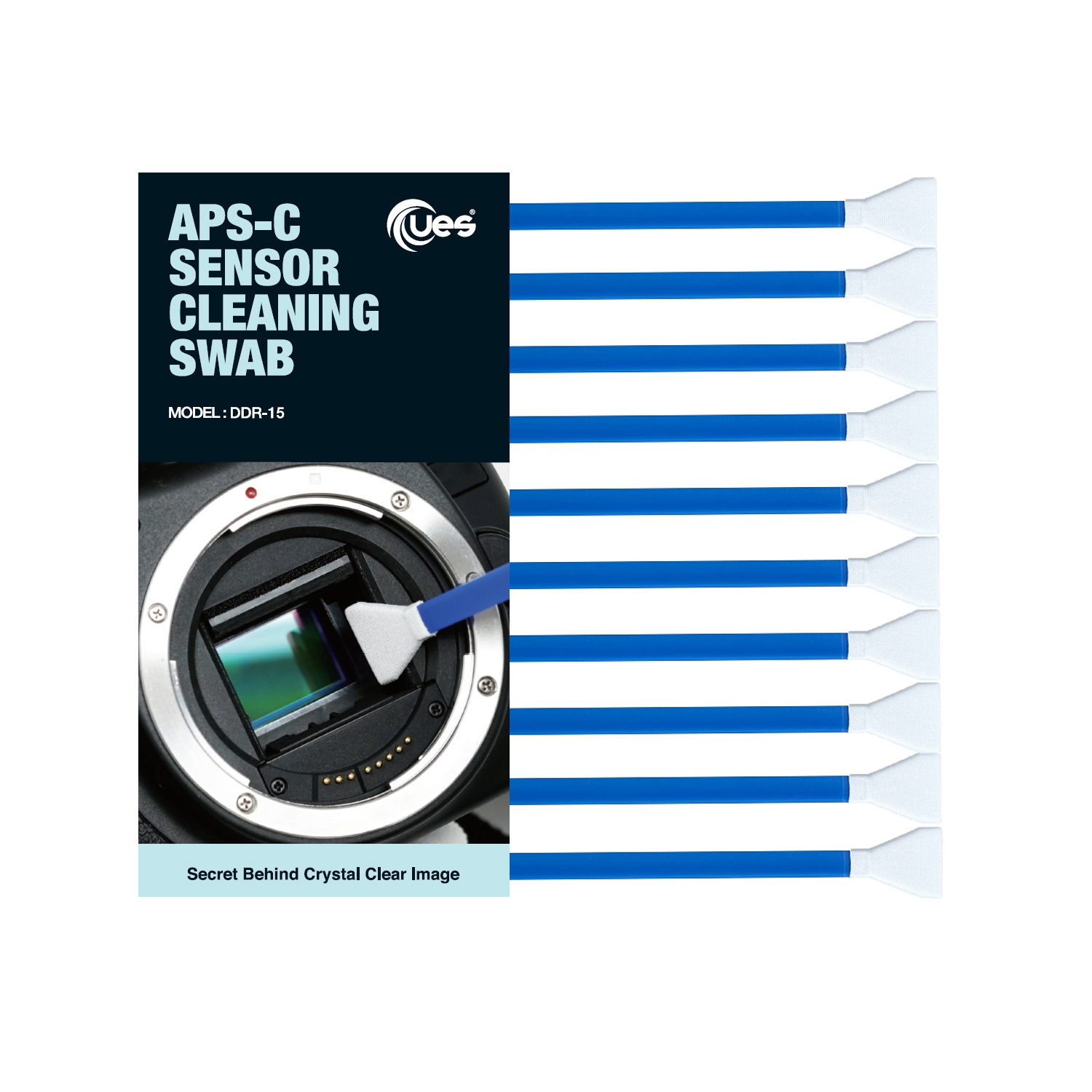 Tampons de nettoyage DDR15 pour appareils photo reflex numériques ou reflex numériques pour capteurs APS-C