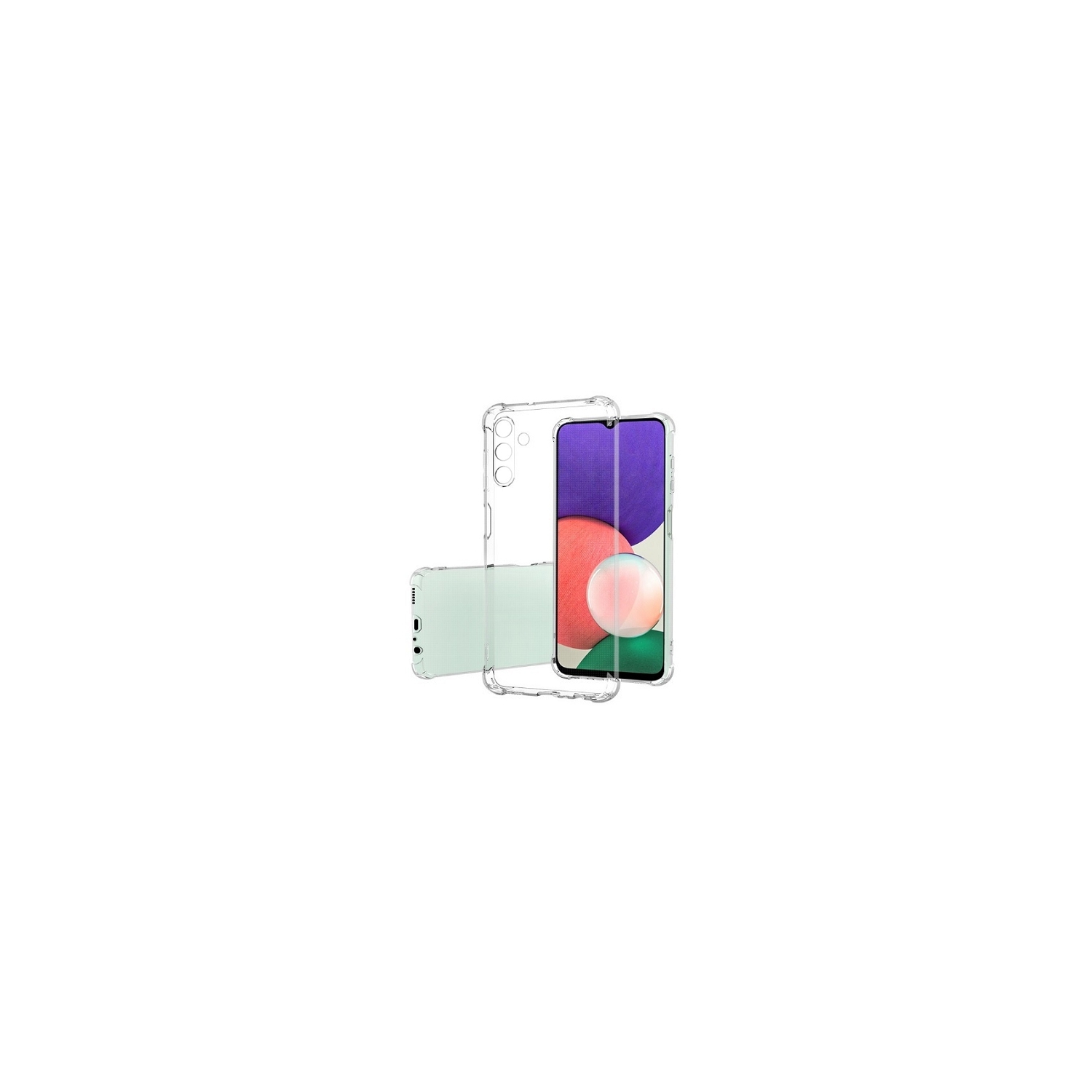 【CSmart】 Thin TPU Silicone Jelly Bumper Soft Case Back Cover for Samsung Galaxy A13 5G / A04s, Clear