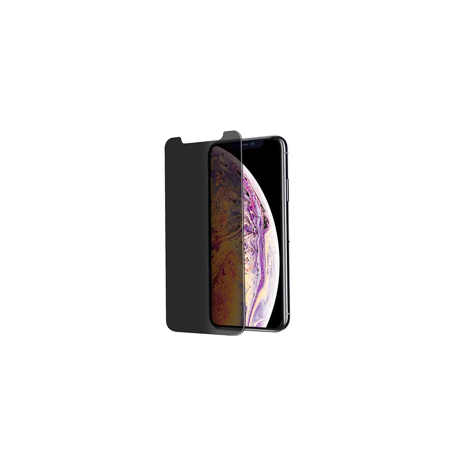 Protecteur d'écran en verre trempé anti-espion pour Apple iPhone XS Max 11 Pro Max pouces