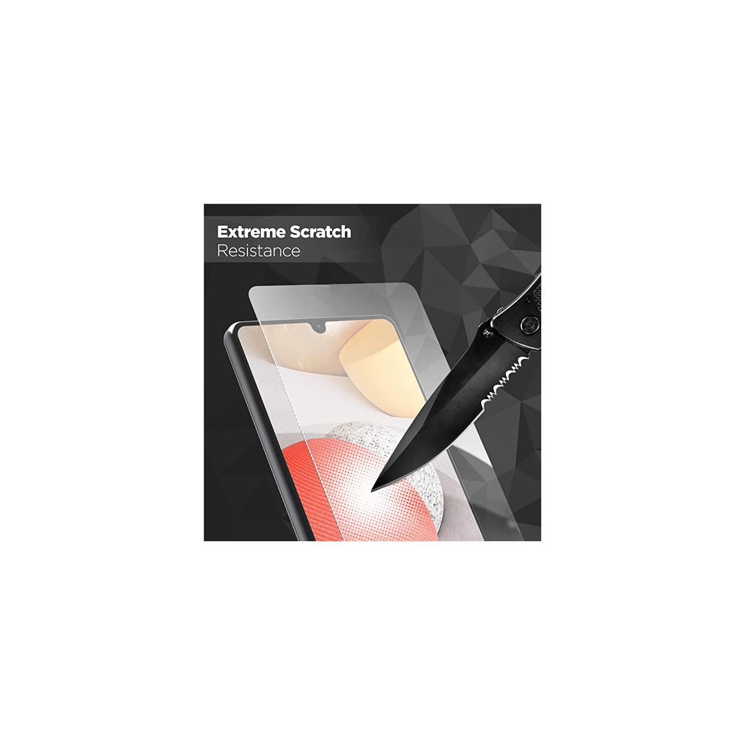 (KeeGuard) For Samsung A42 5G Screen Protector Tempered Glass - Full Coverage Display Guard for Galaxy A42